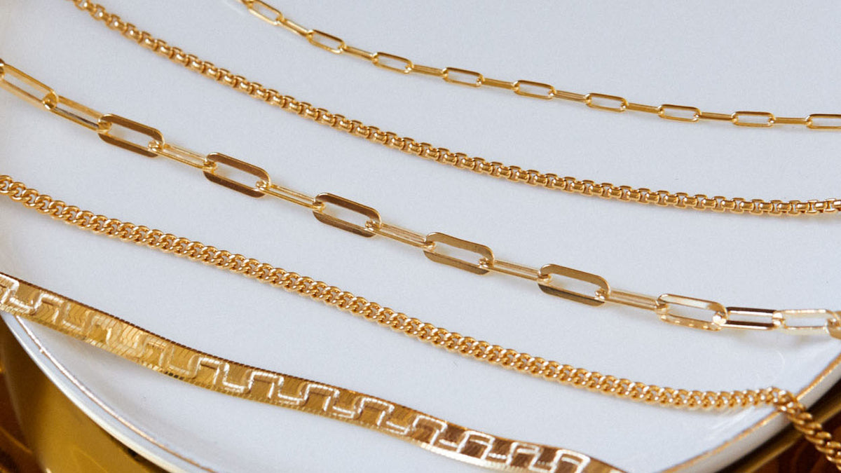 Best Gold Choker Chain Necklace for Women | Bold Vintage Gold Dainty Cuban Choker Necklace | Best Gold Jewelry Gift | Best Aesthetic Yellow Gold Chain