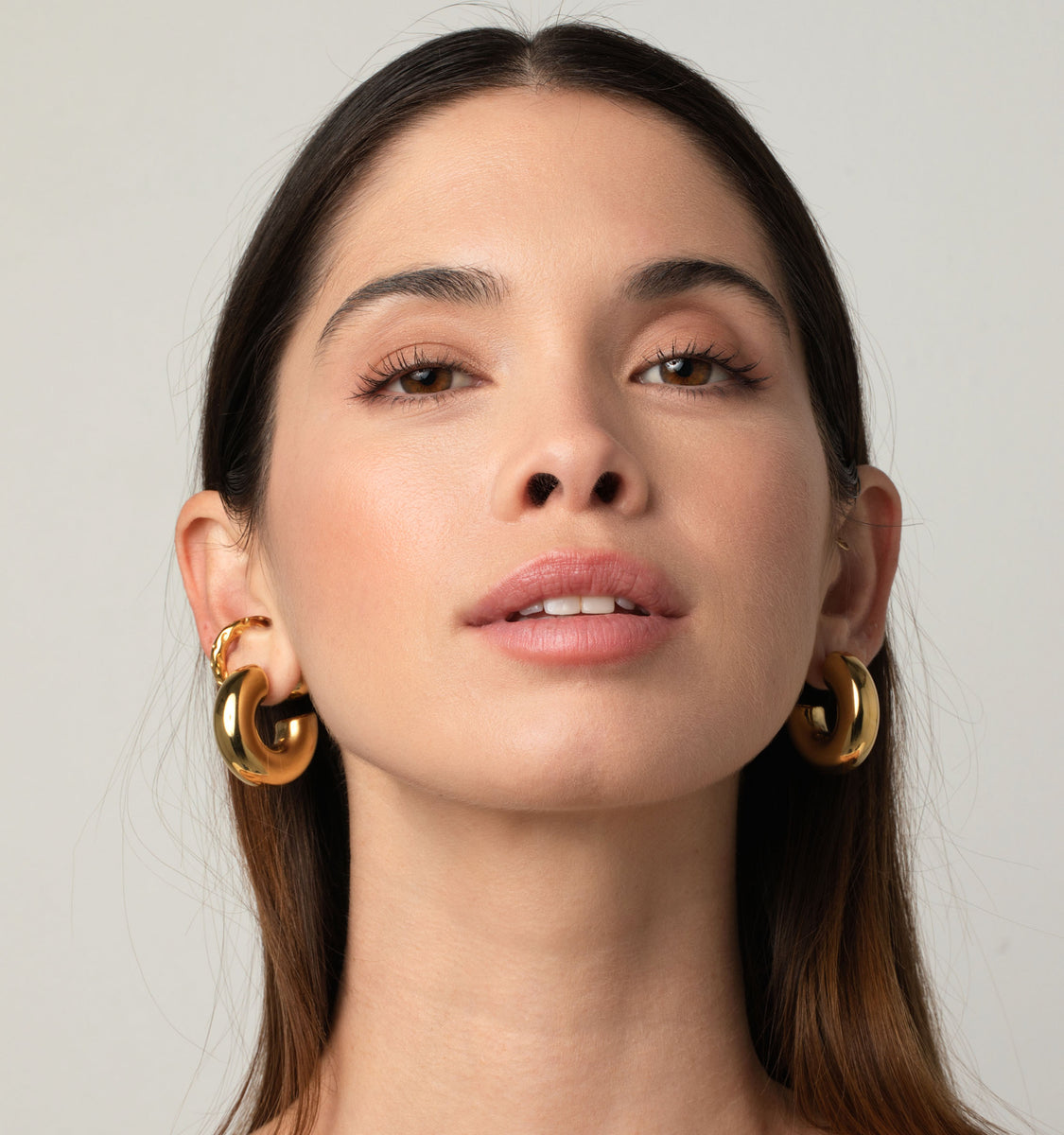 18K Riley Hoop Earrings main image 0
