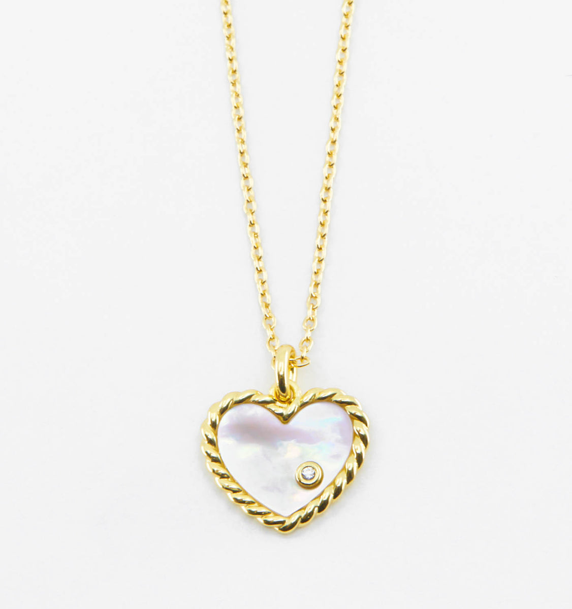 Mother of Pearl Heart Necklace – Rellery