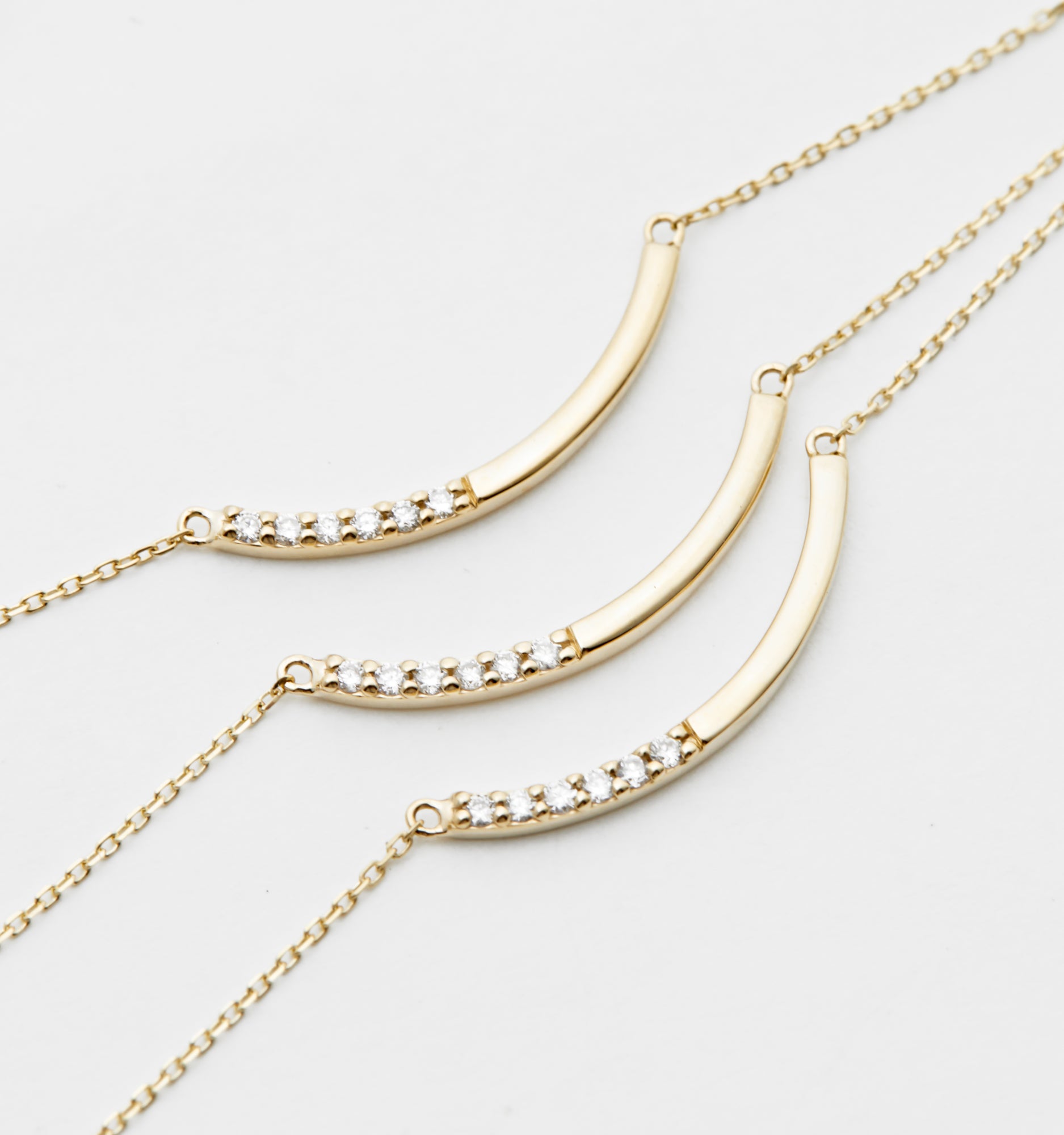 Friendship Necklaces: Set of 3 Bar Necklaces