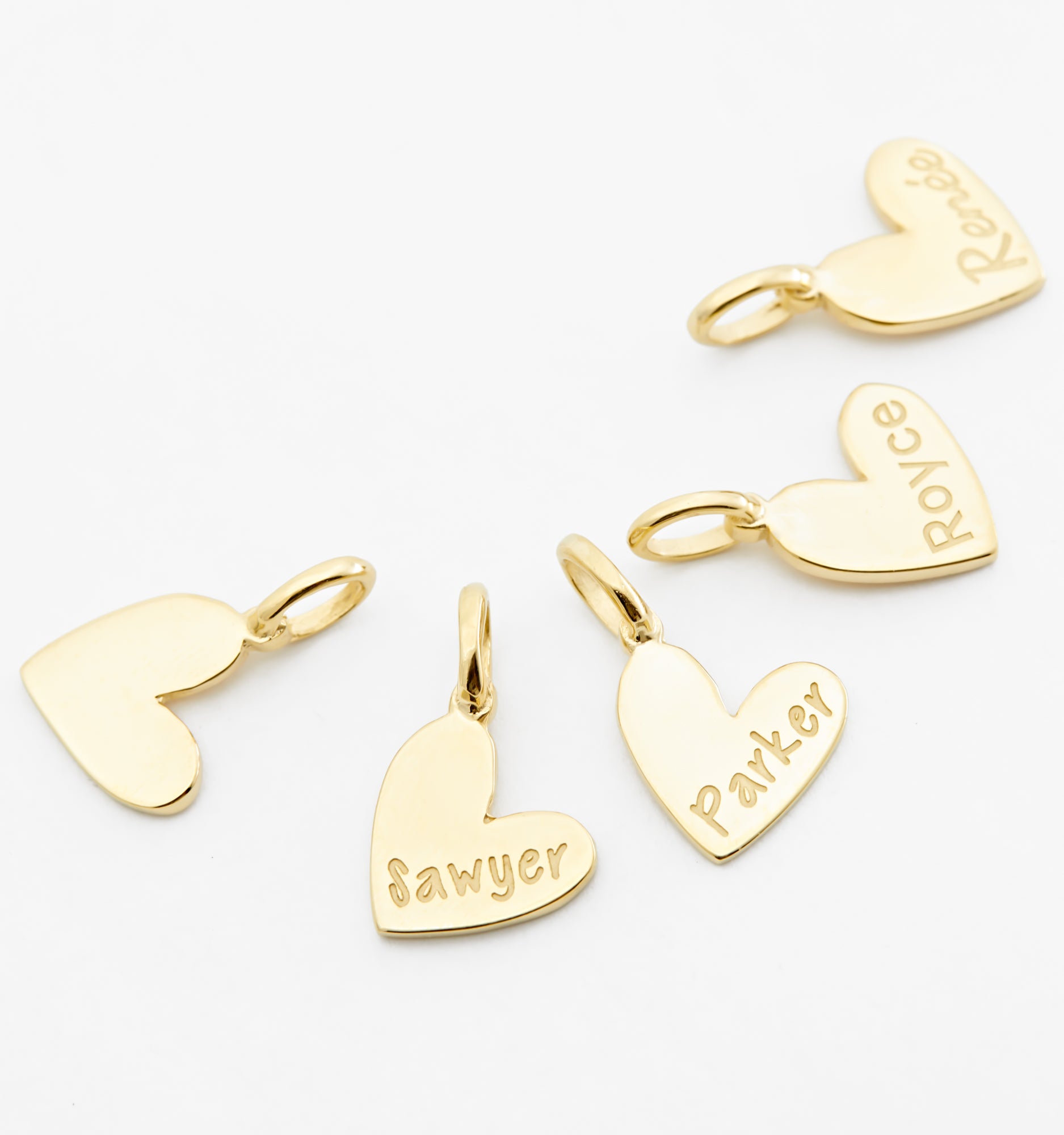 Engraved Heart Charm