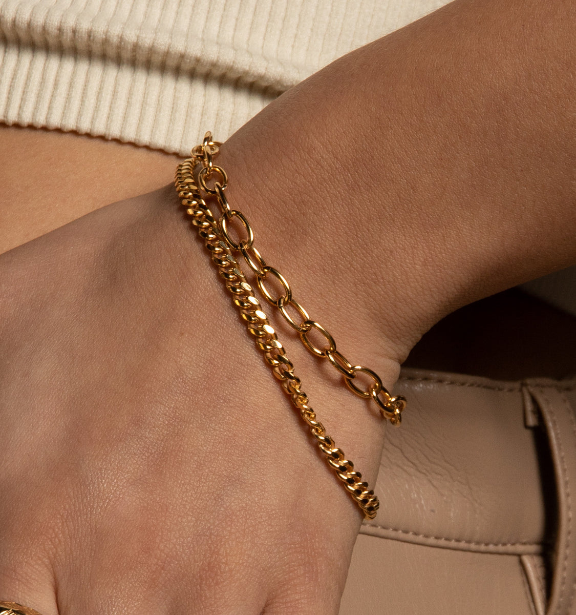 Gold Bracelet, Stacking Gold Bracelet – Rellery