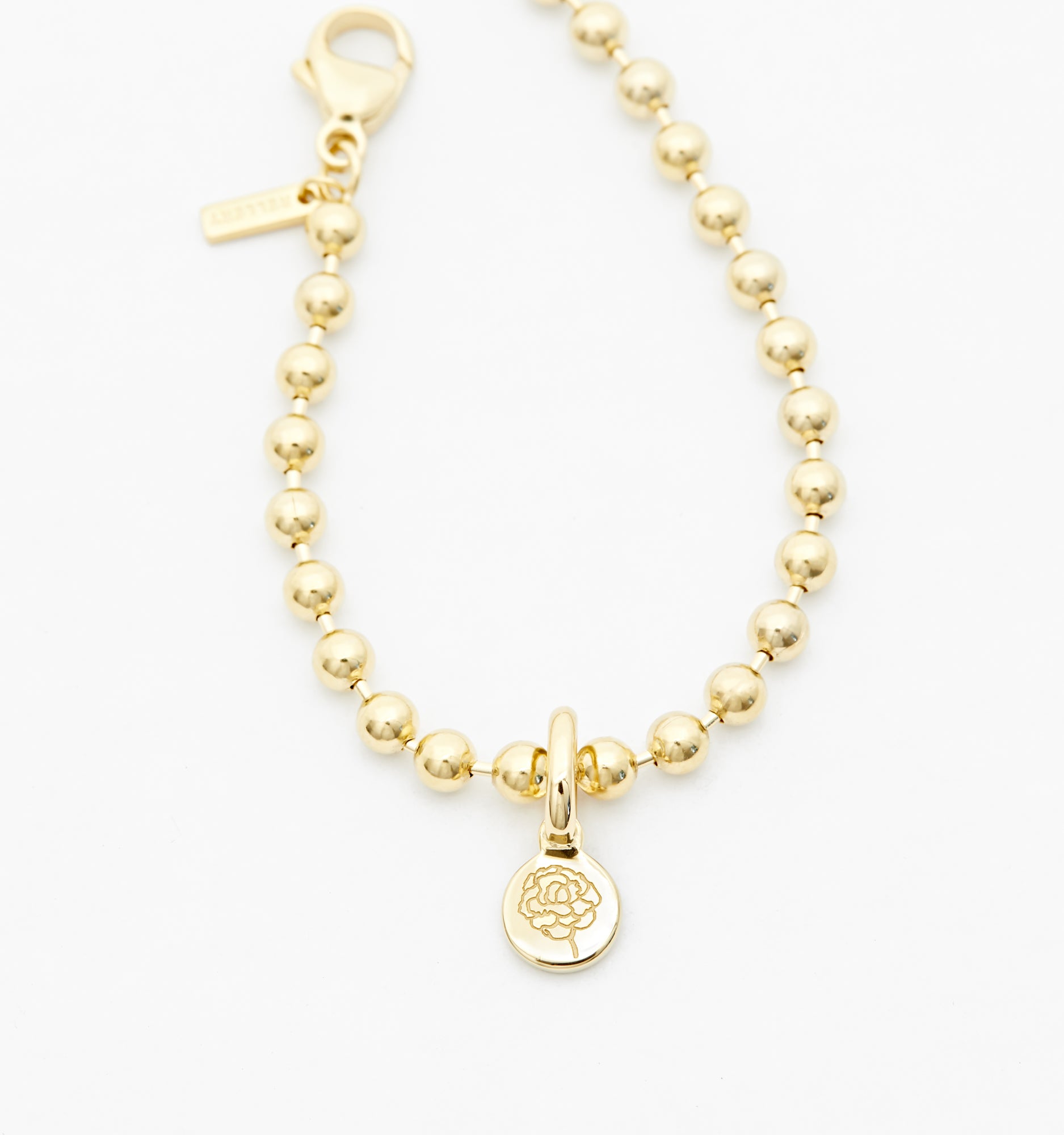 Carnation Flower Bracelet - January