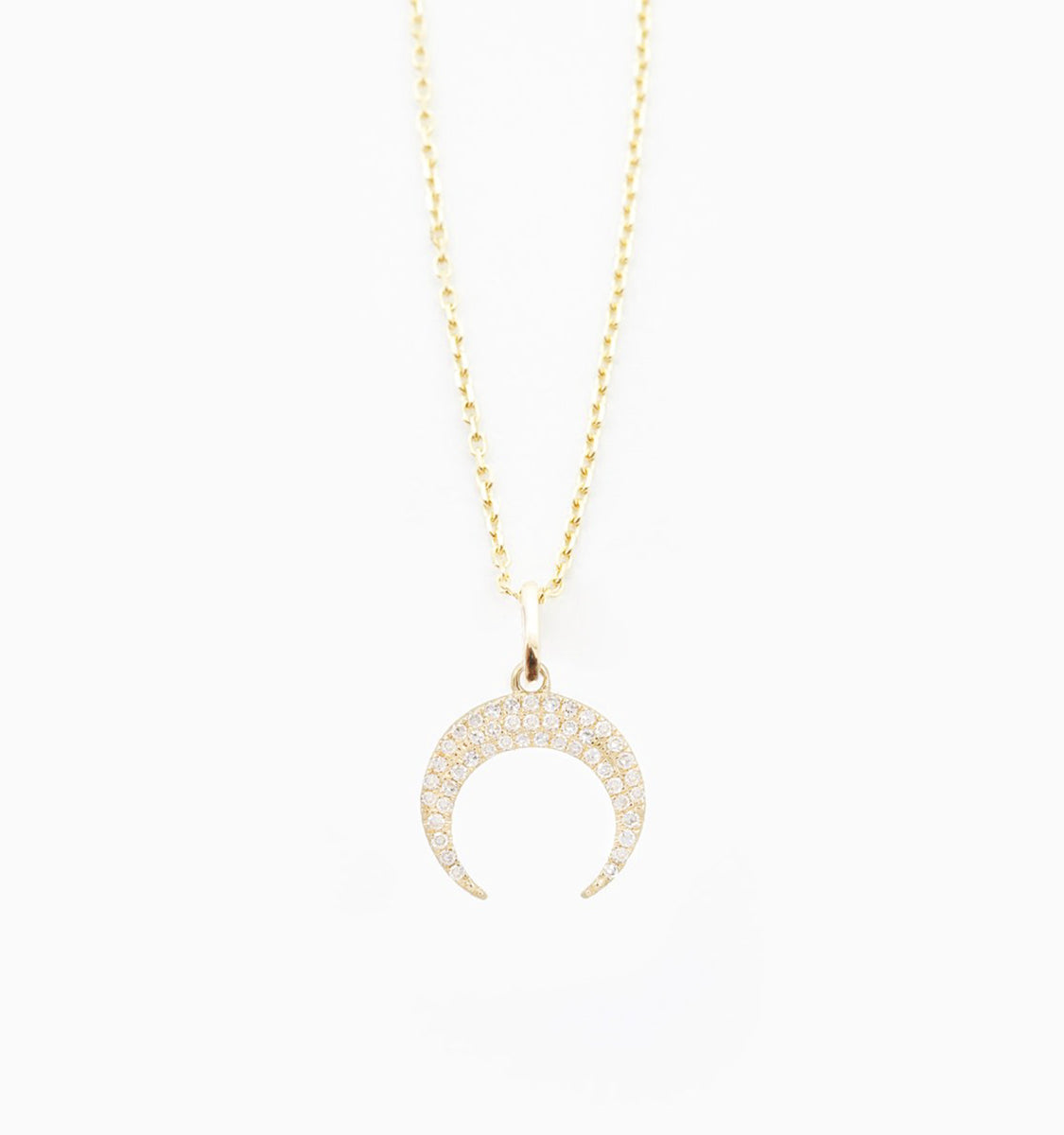 Upside Down Moon Necklace