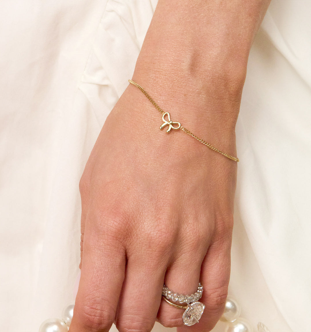 Dainty Bow Bracelet