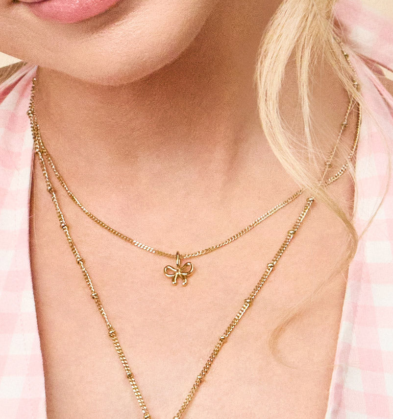 Dainty Bow Necklace