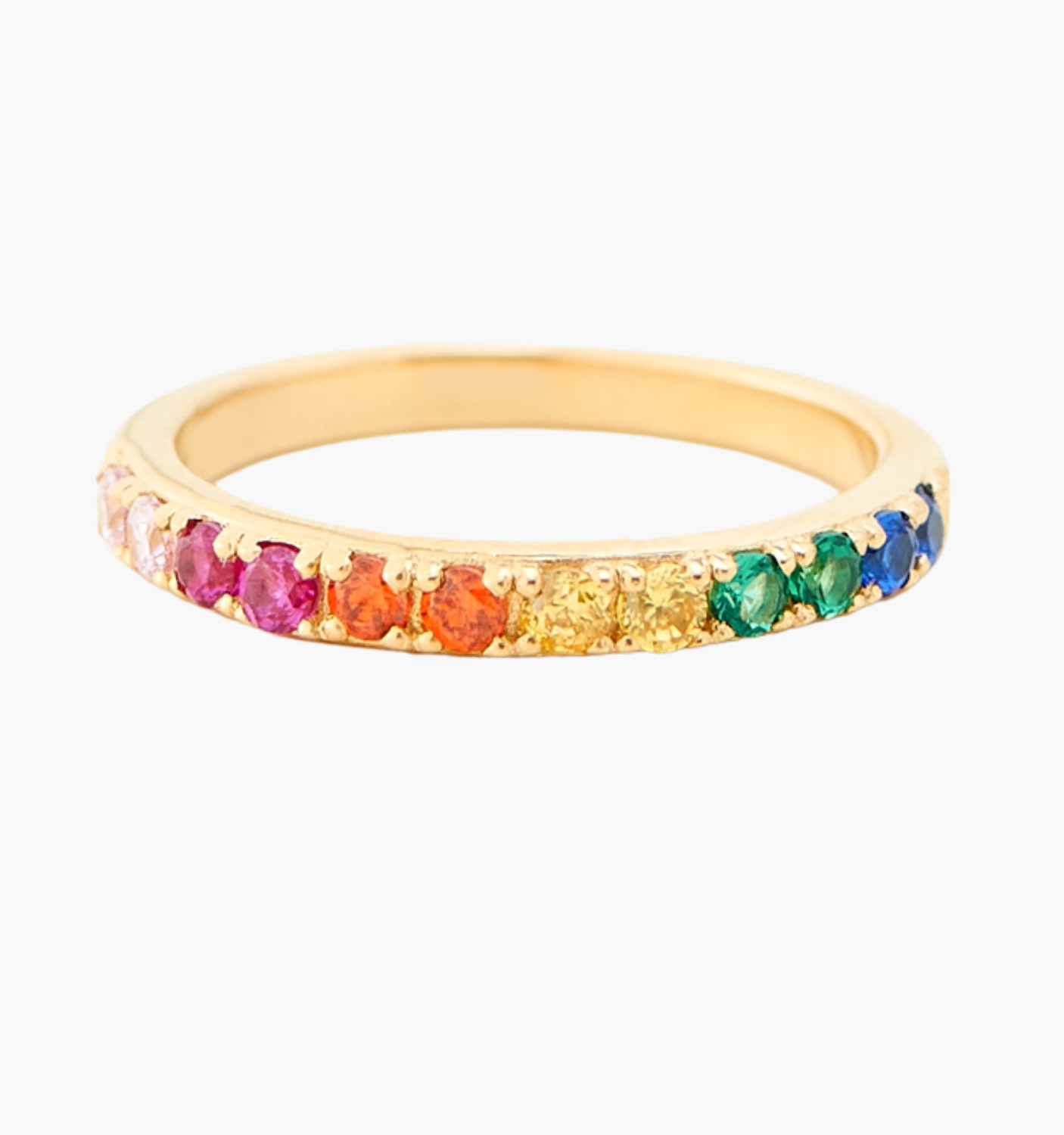 Rainbow Band Ring