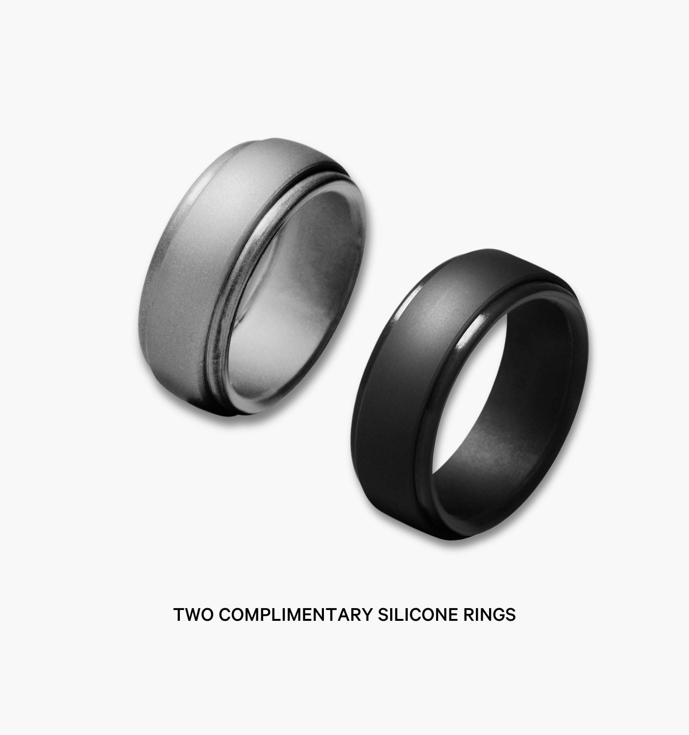 Matte Silver Men's Wedding Ring