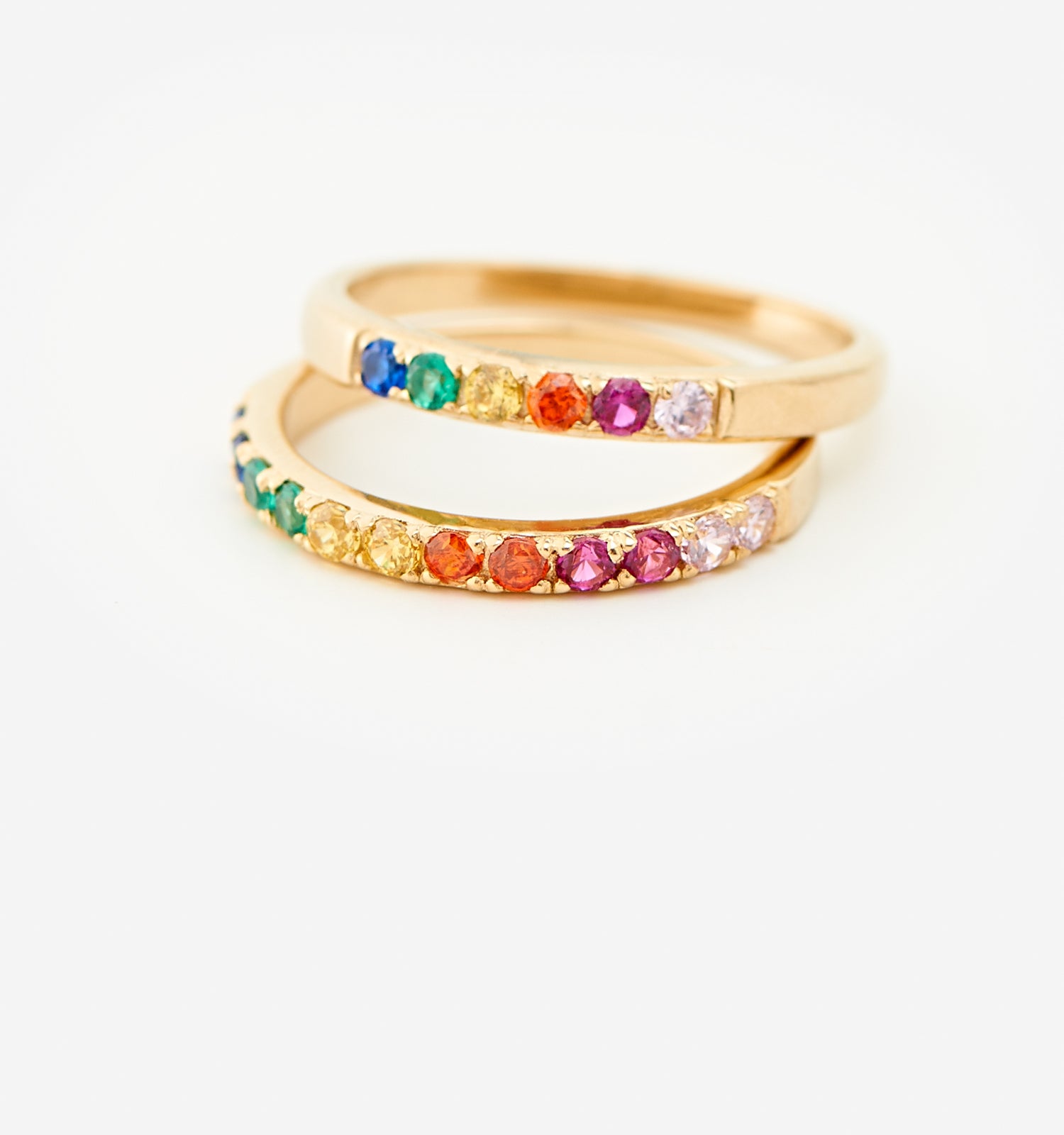 Mini Rainbow Band Ring