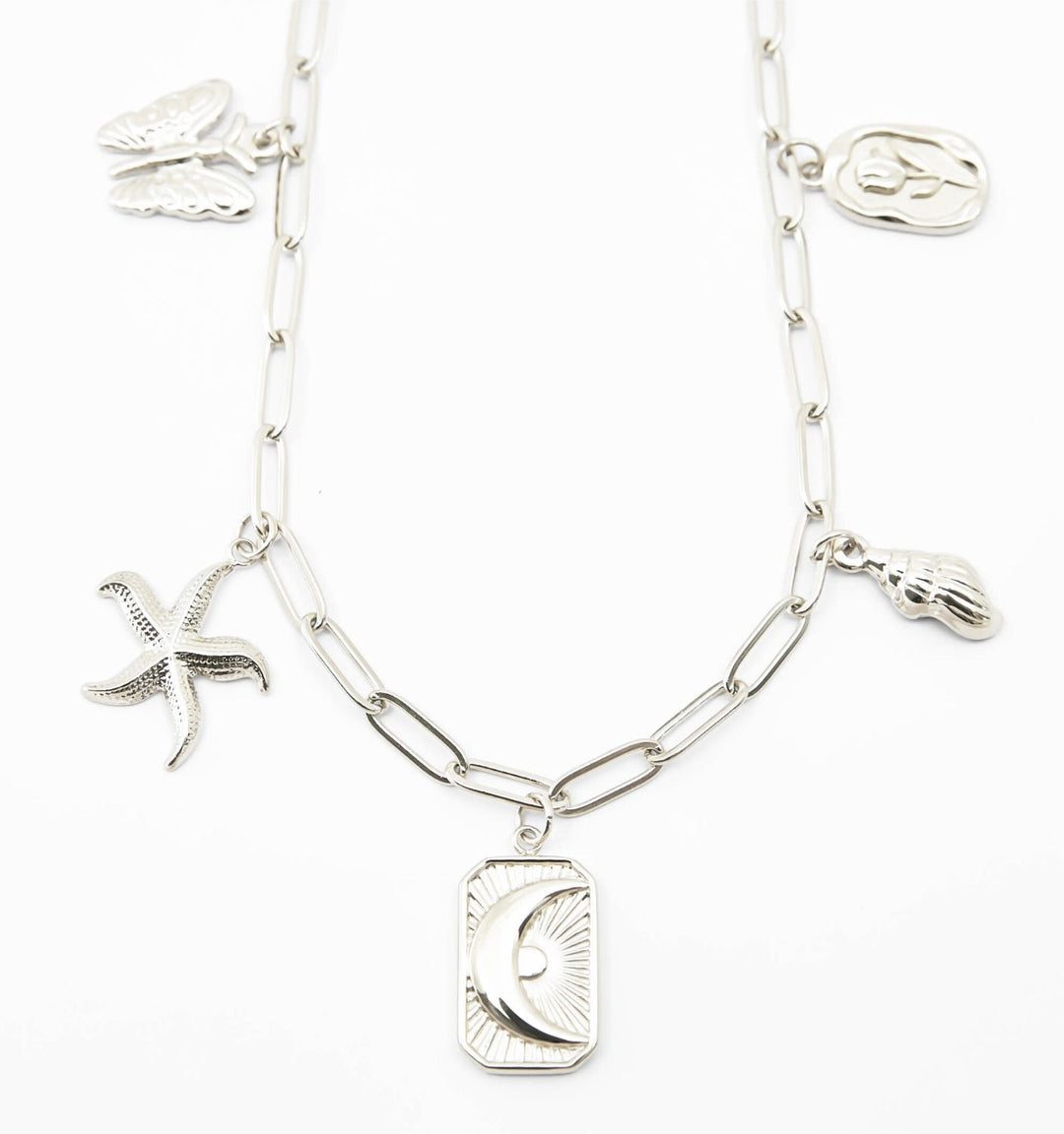 Statement Charm Necklace