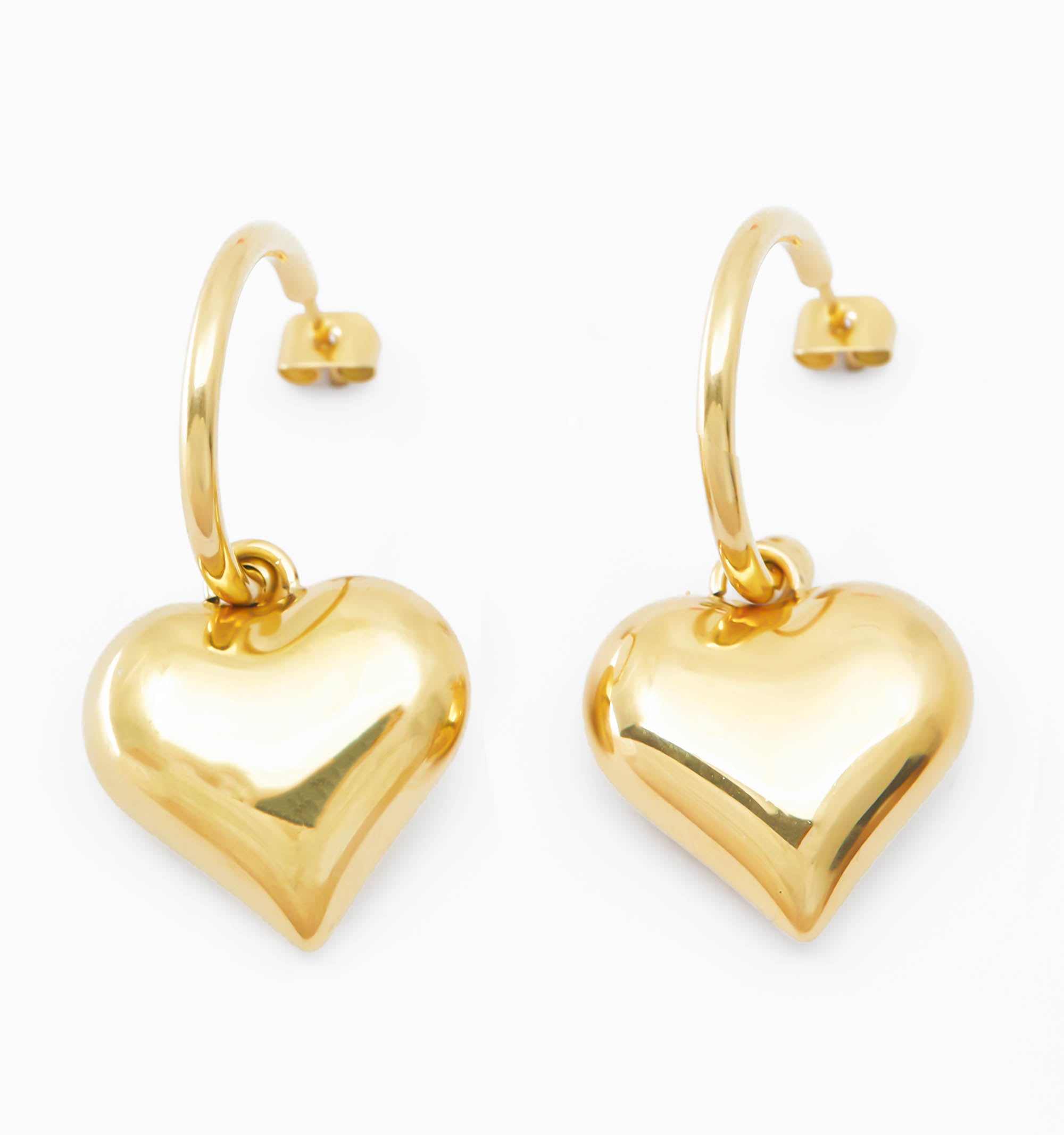 Chunky Heart Earrings