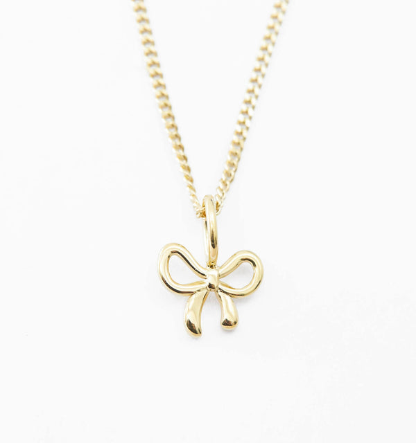 Dainty Bow Necklace
