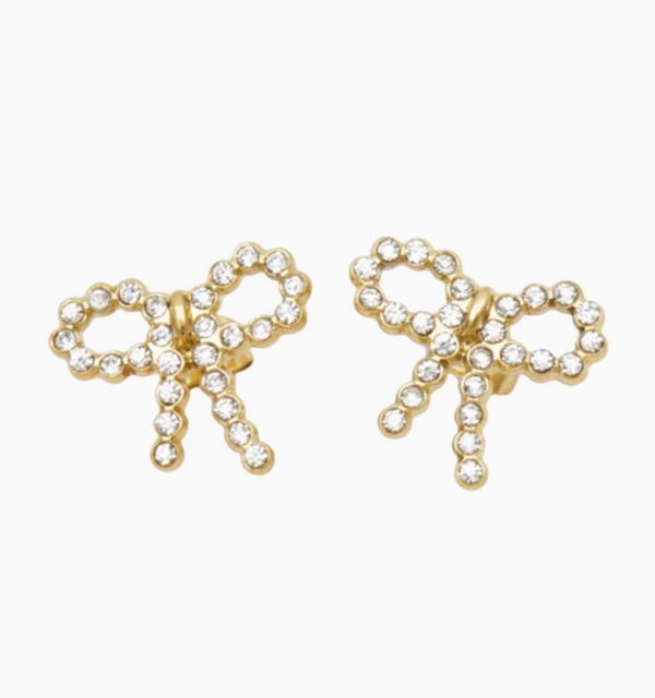 Crystal Bow Earrings