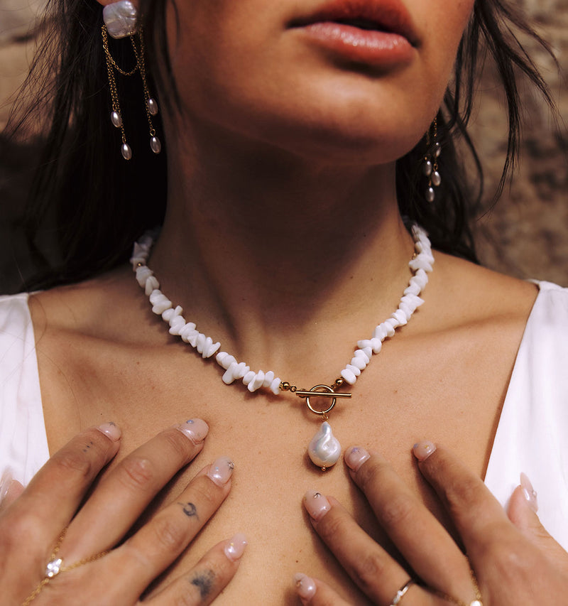 Riviera Pearl Necklace