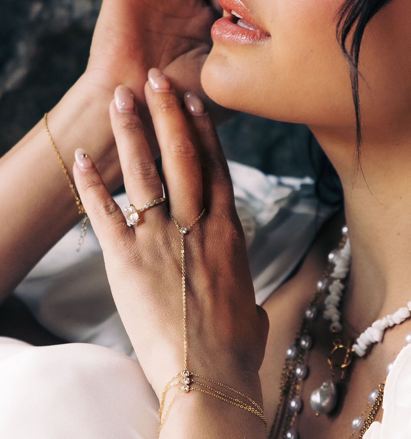 Golden Hour Hand Chain