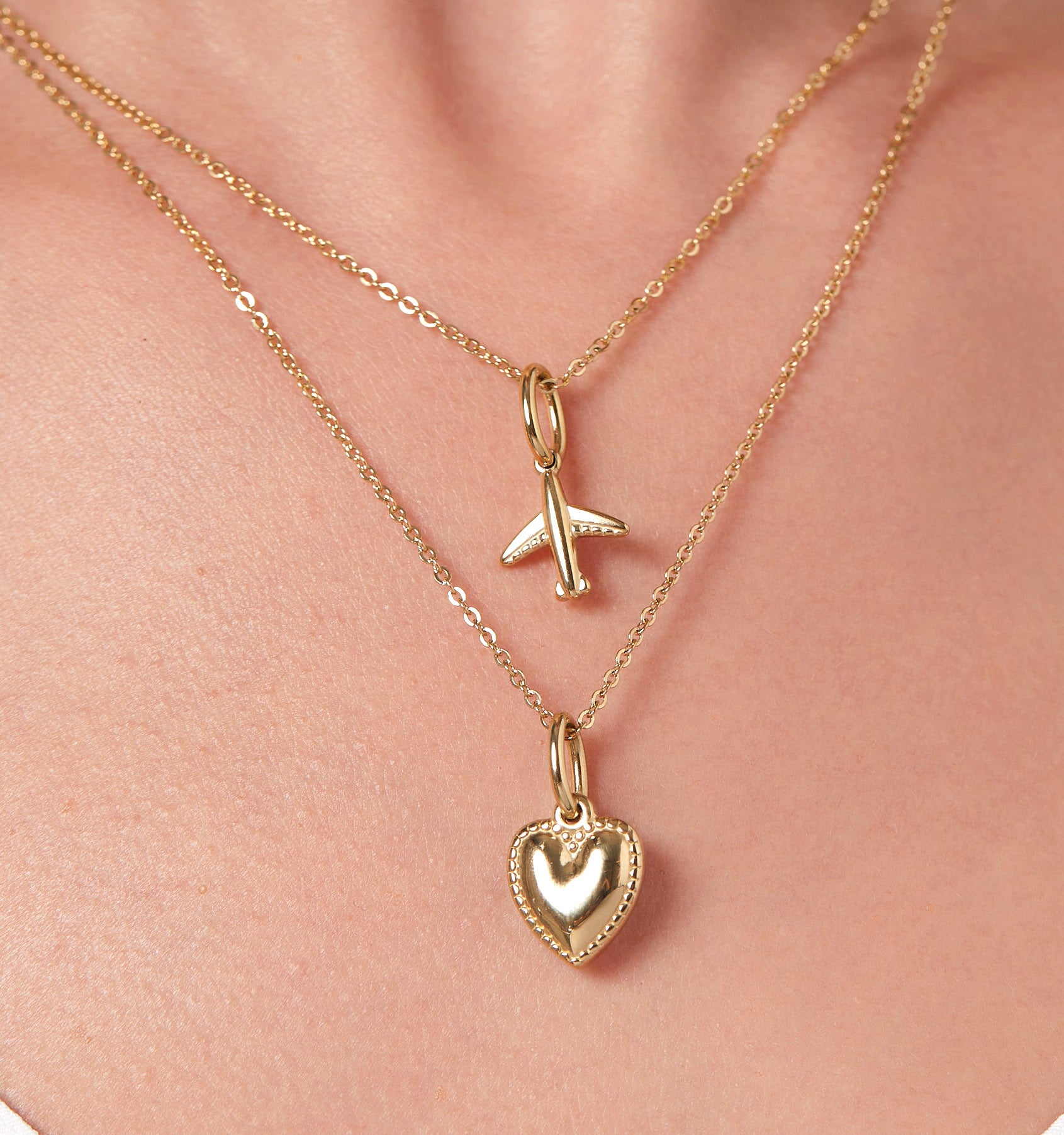 Dainty Heart Charm Necklace