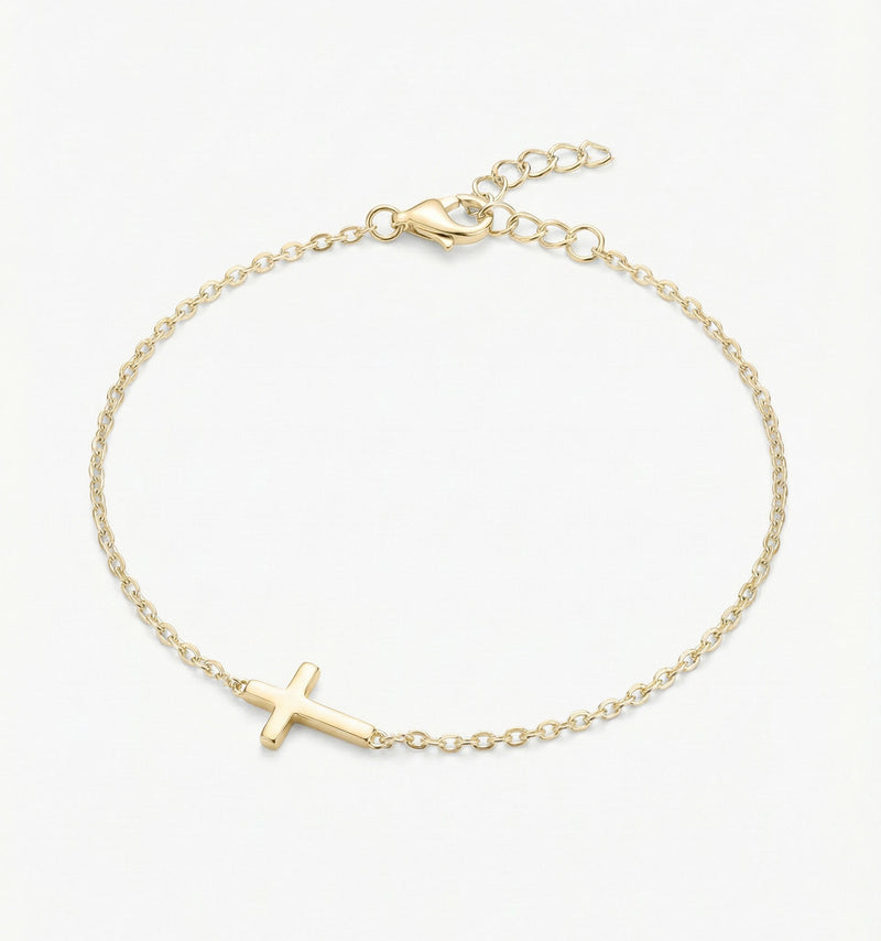 Dainty Cross Bracelet