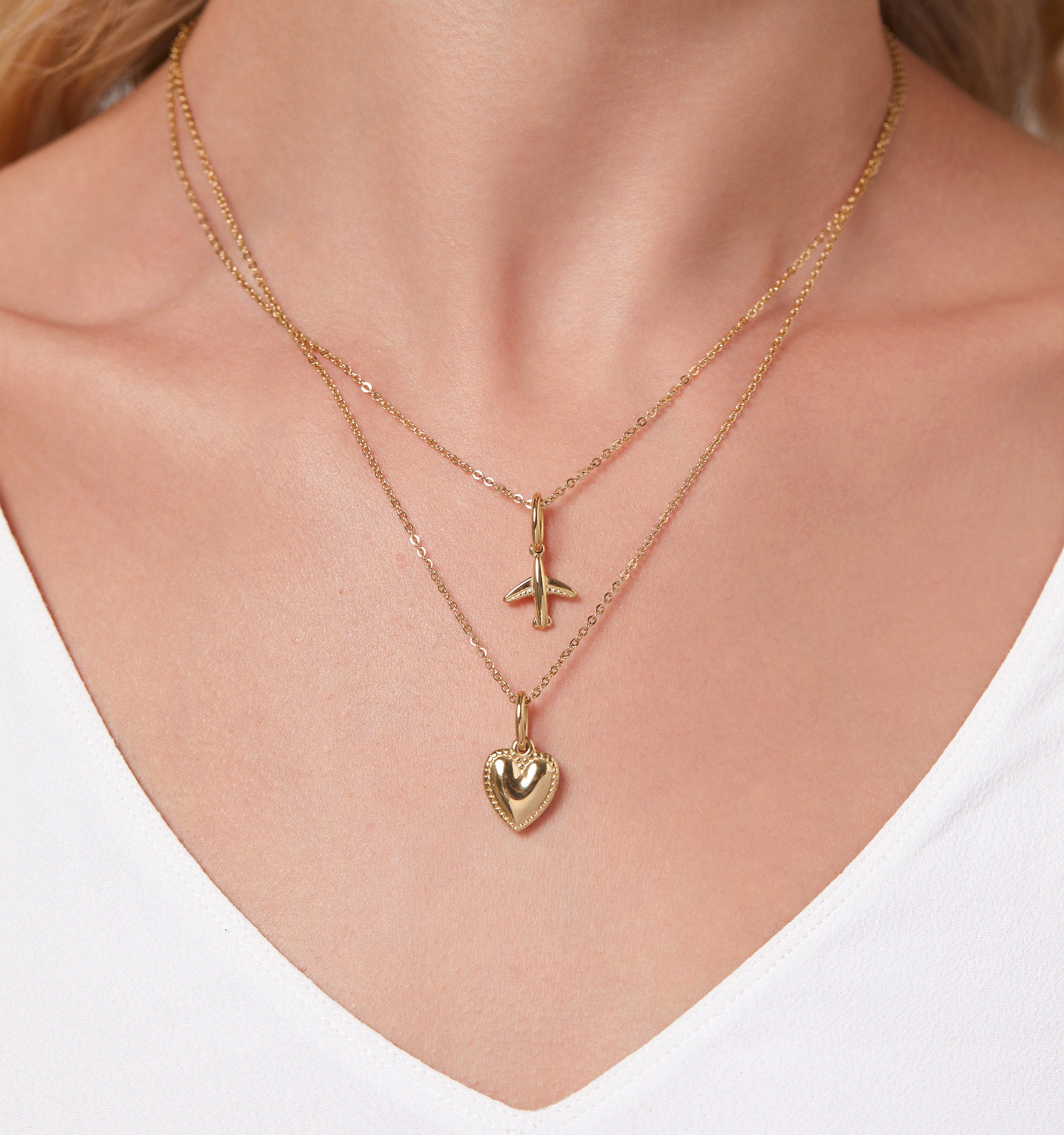 Dainty Heart Charm Necklace