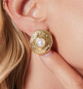 【VINTAGE HOLLYWOOD】Sweet Ribbon Pearl Earrings★ピアス Vintage Pearl Earrings – Rellery