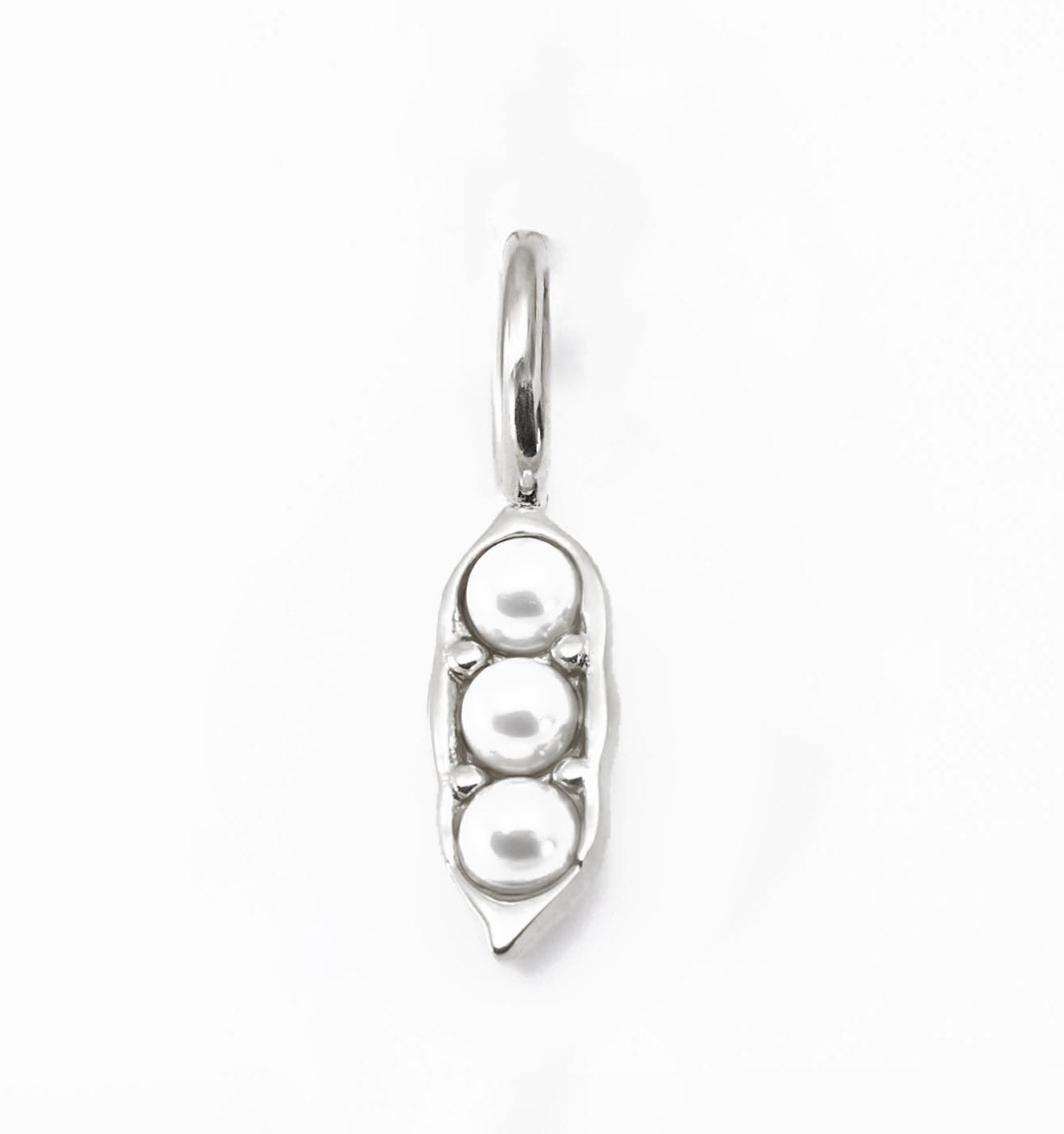 Pea Pod Charm - 3 Peas