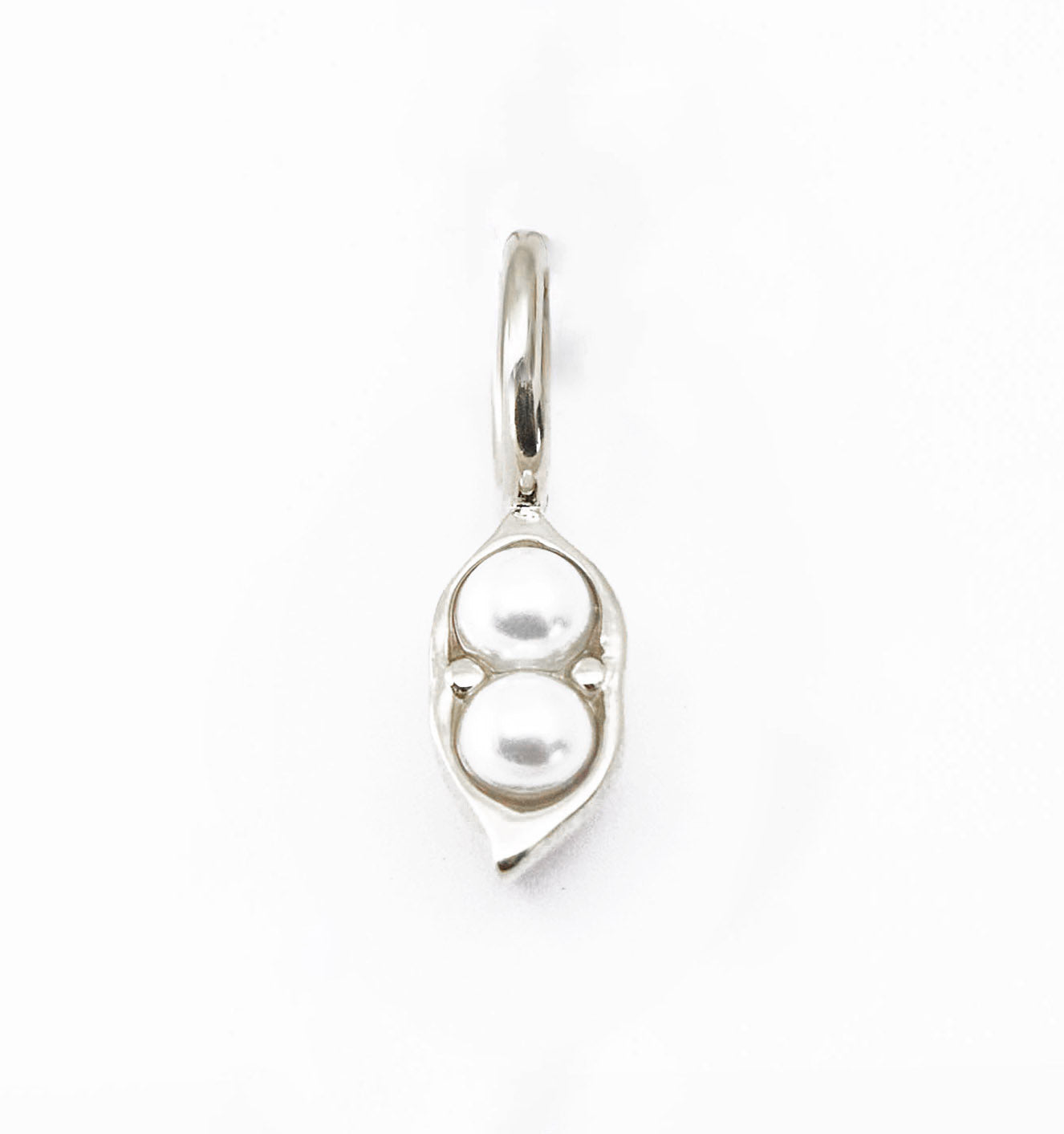 Pea Pod Charm - 2 Peas