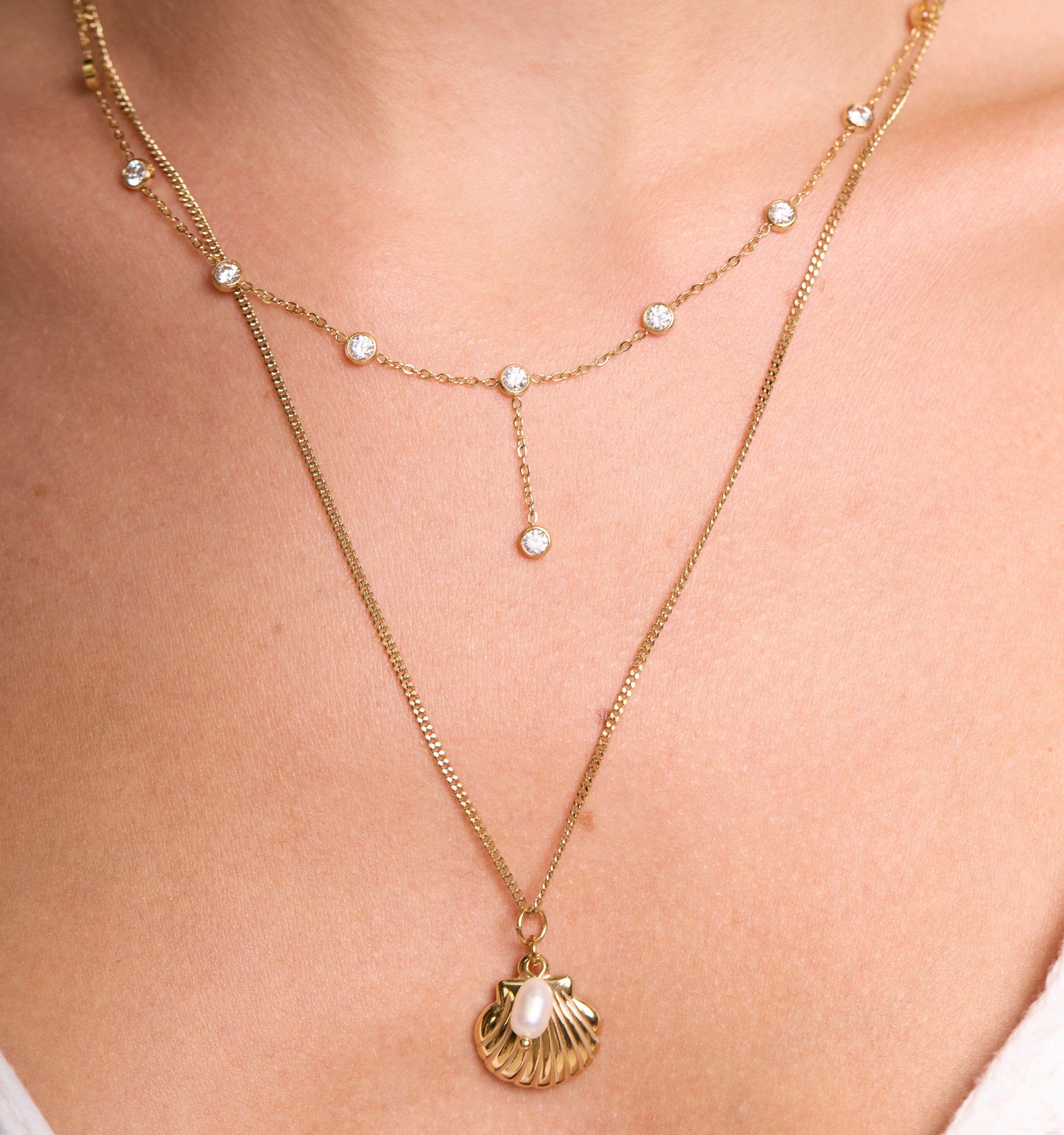 Shell & Pearl Necklace