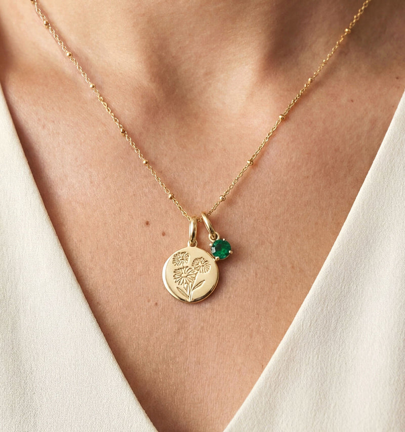 Birth Flower Necklaces