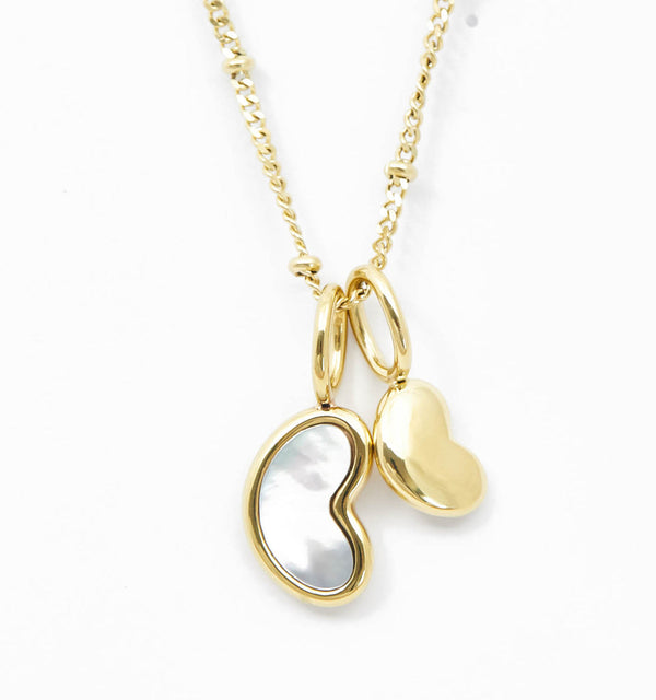 Kay's Bean Necklace With Bean Charm