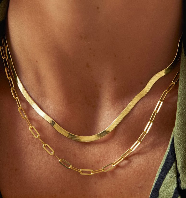 Bold Paperclip Chain Necklace