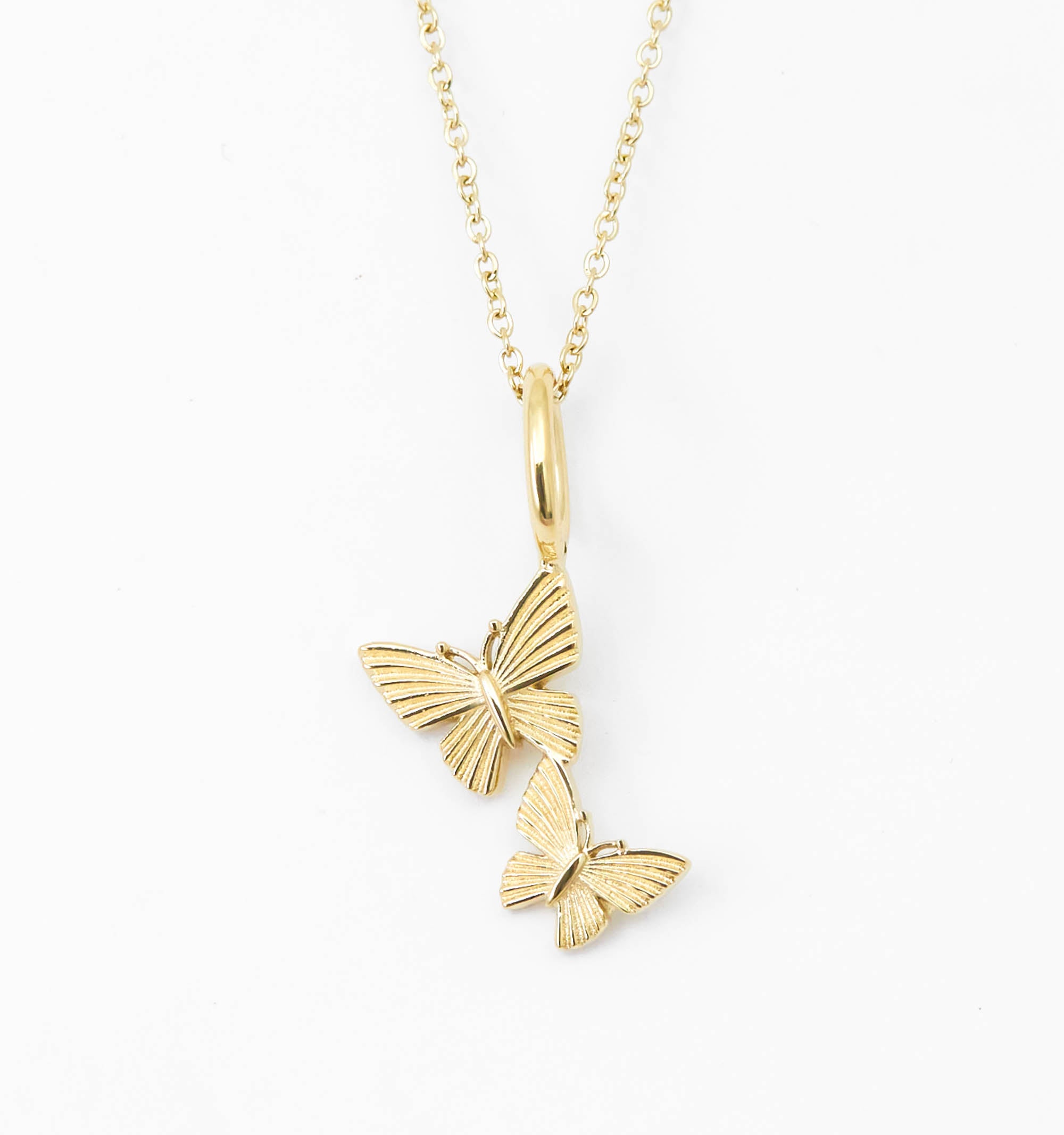 Sun & Butterfly Necklaces -  Set of 3
