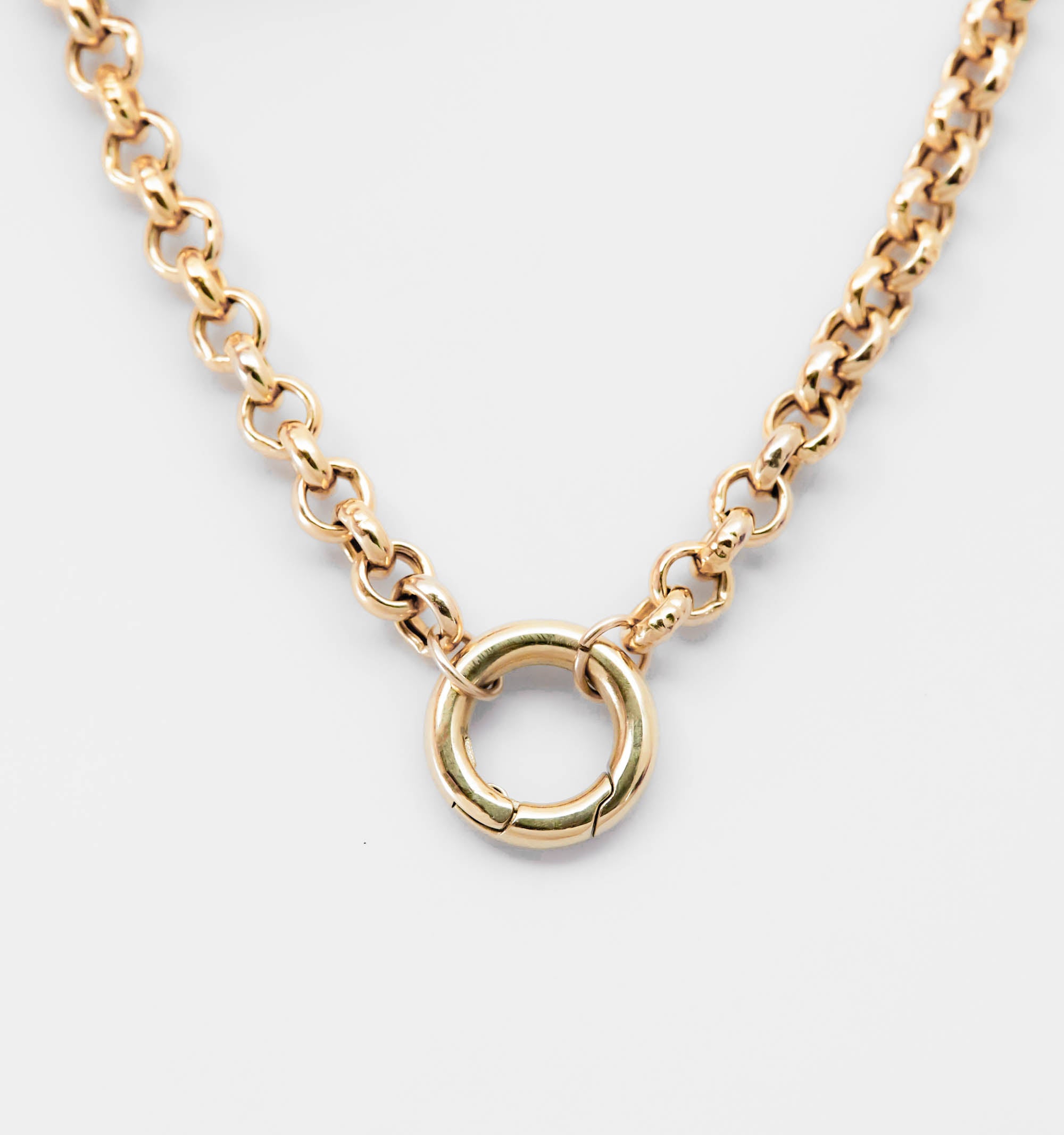 Personalized Cable Charm Necklace