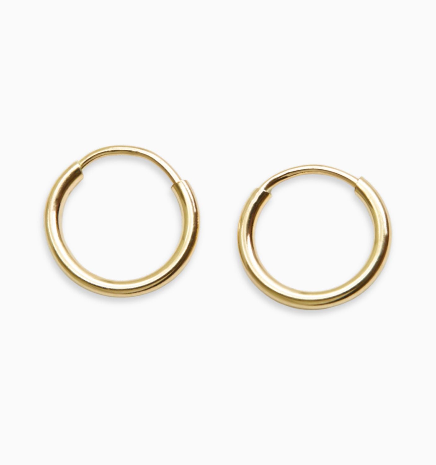 gold hoop earrings