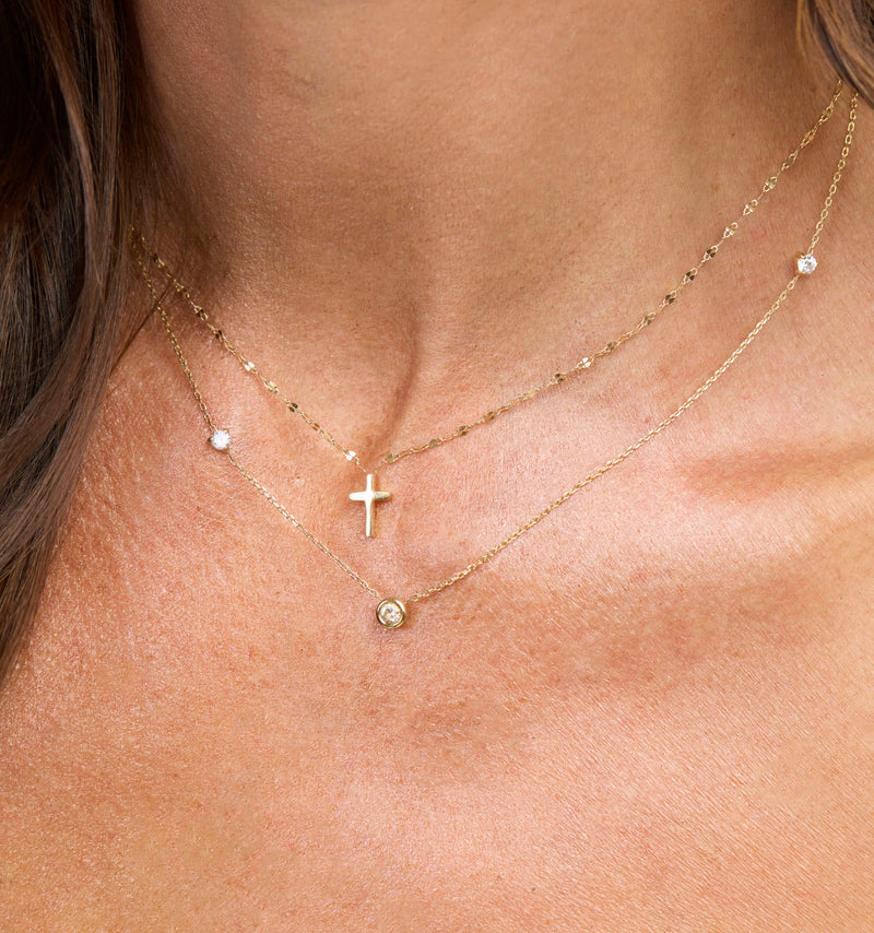 Bubble Crystal Necklace
