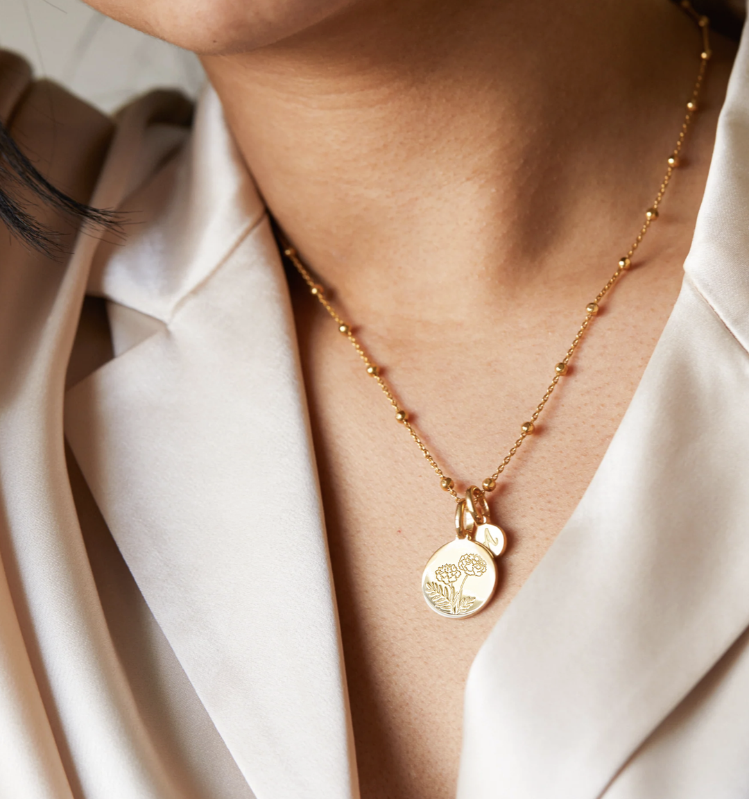 Gifts for Mom, Birth Flower Necklace, Flower Necklace – Rellery