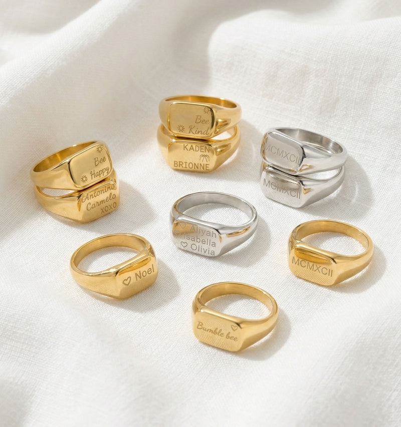 Square Signet Ring