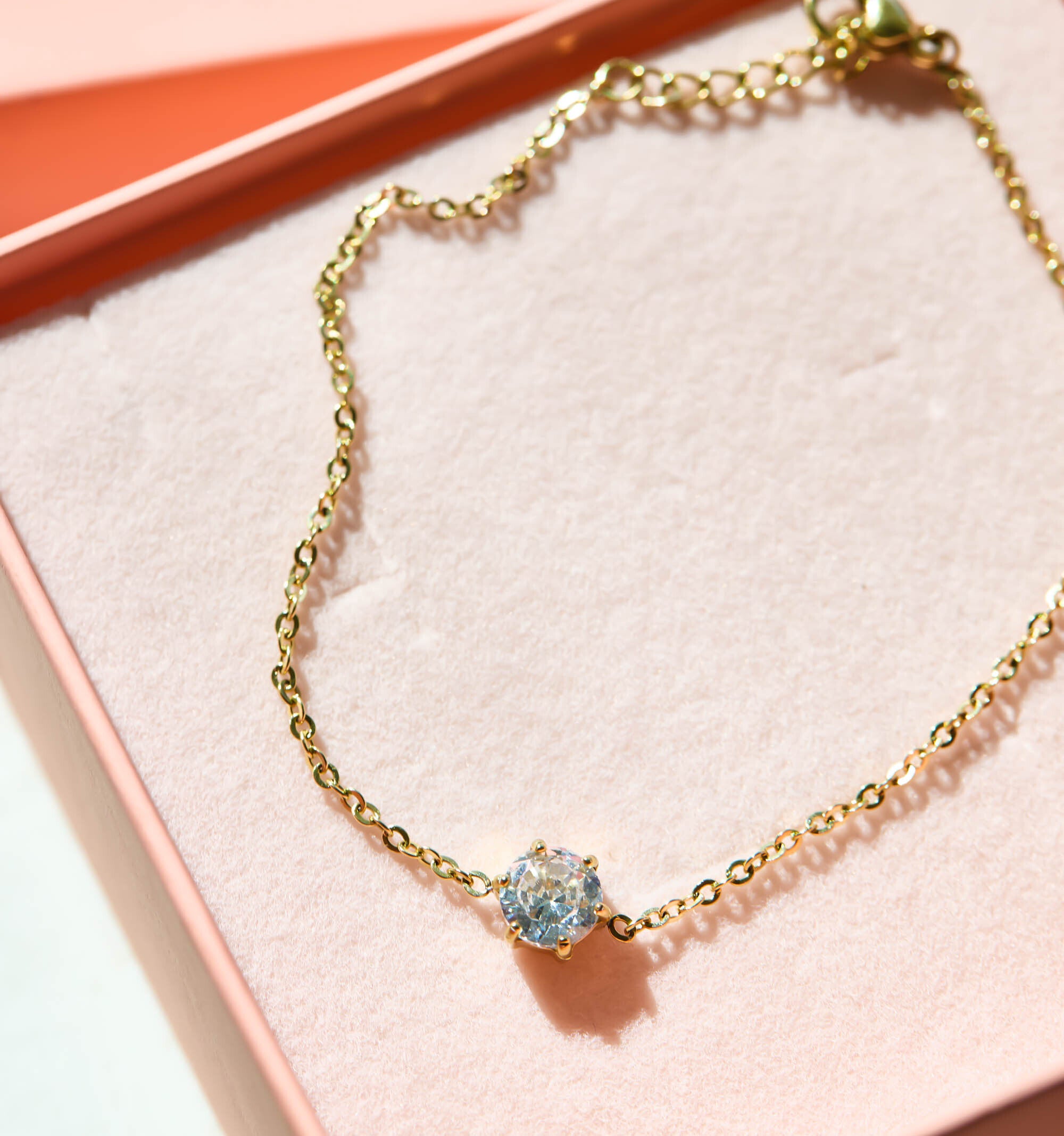 Solitaire CZ Diamond Bracelet