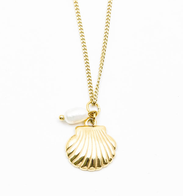 Shell & Pearl Necklace