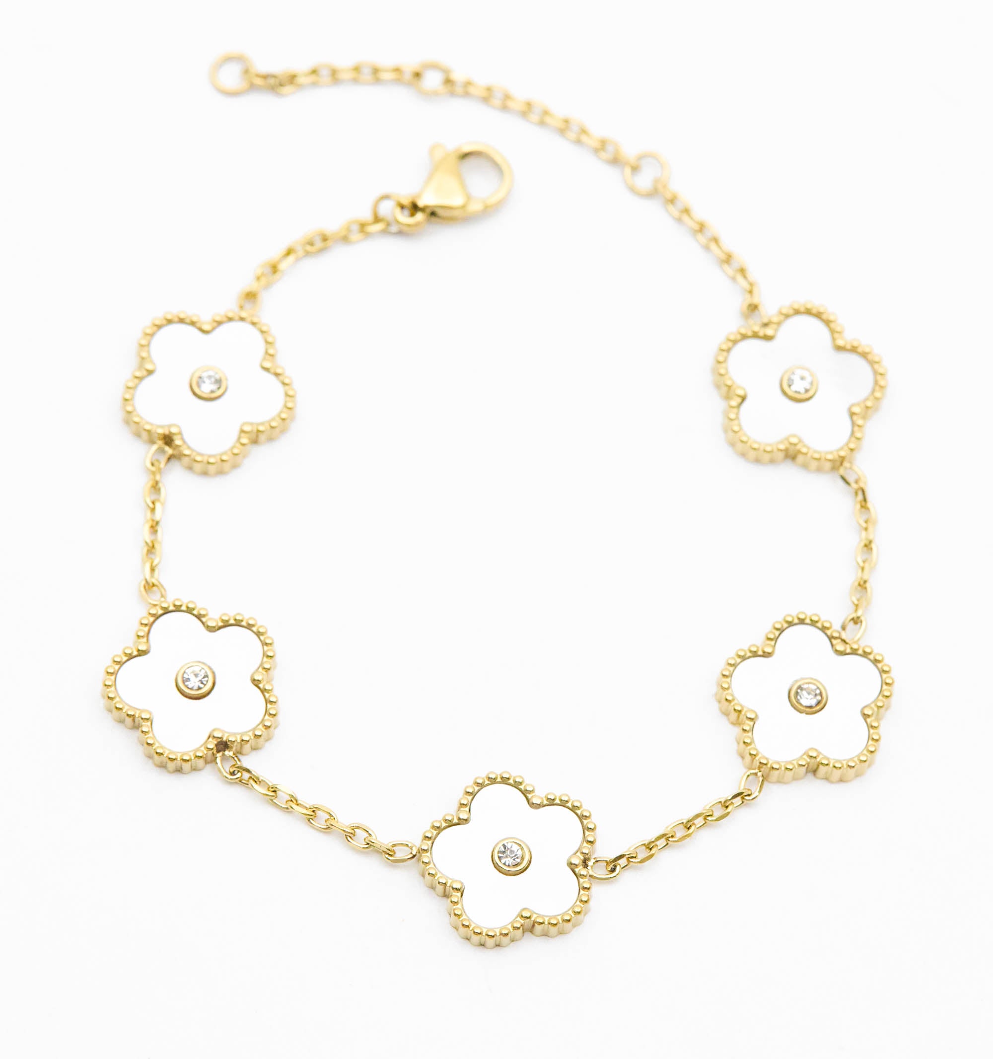 Pearl Flower Bracelet
