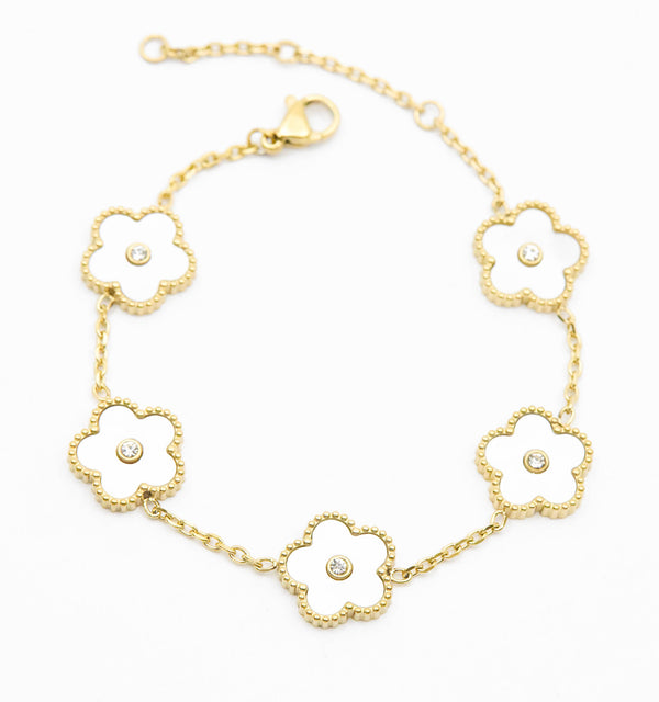 Pearl Flower Bracelet