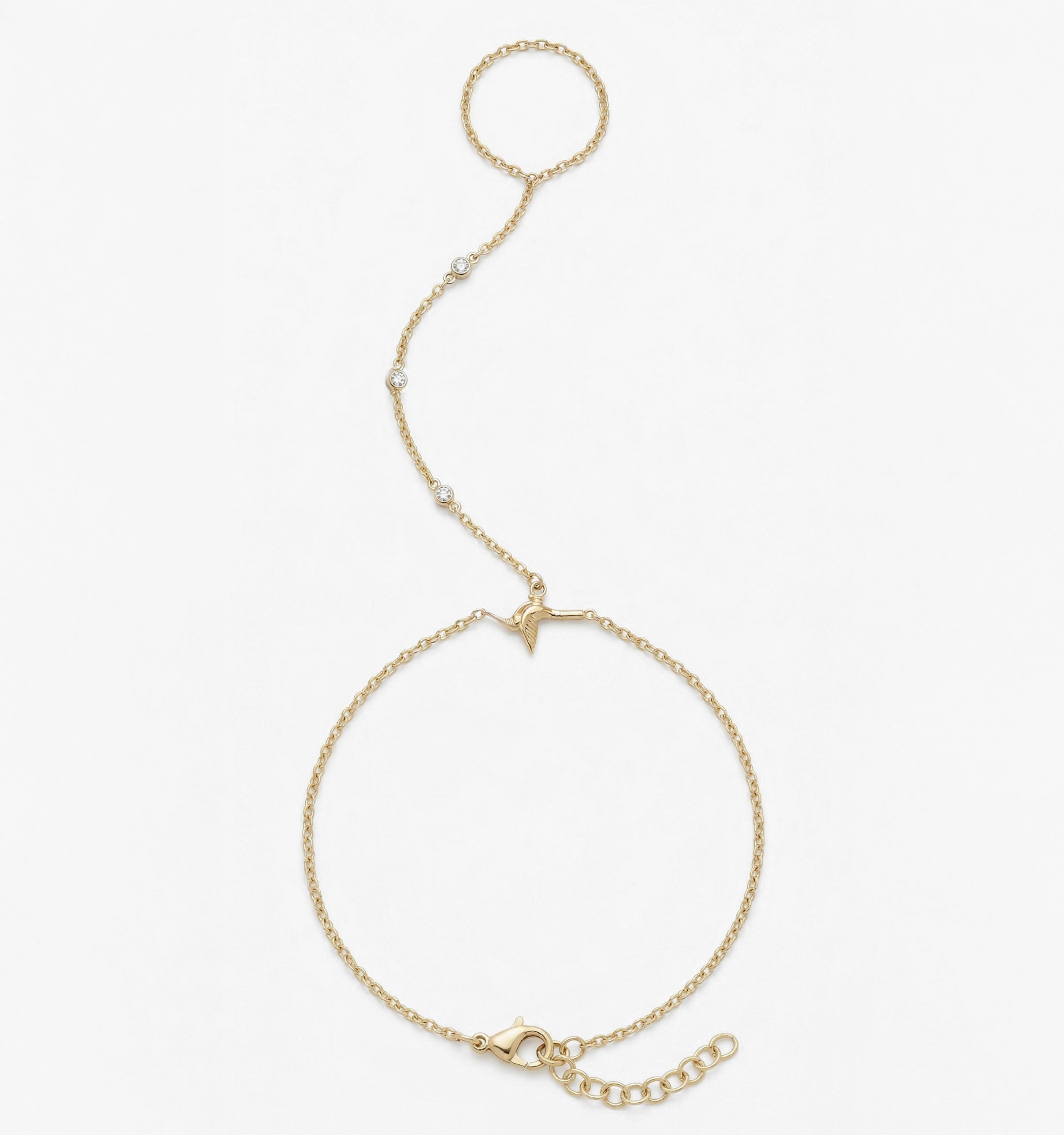 Hand Under Chain Gold Hand Chain – Rellery
