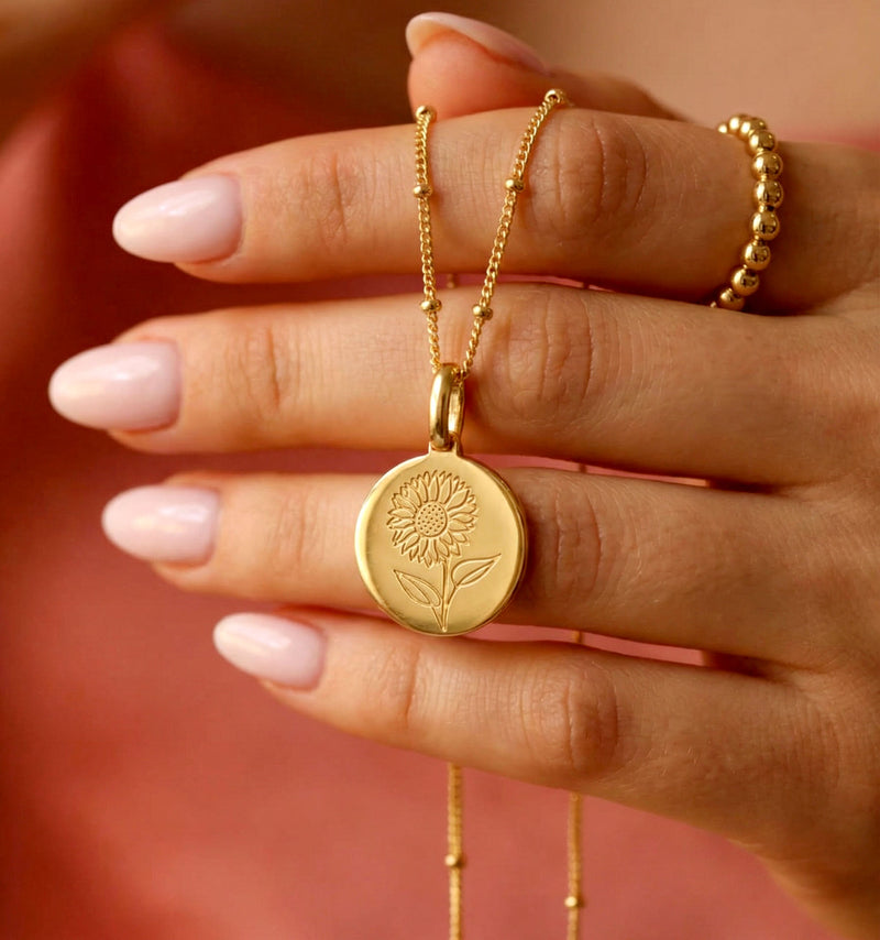 Birth Flower Necklaces