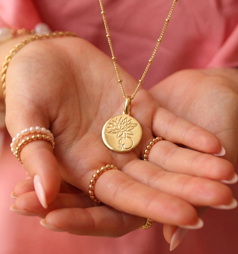 Birth Flower Necklaces