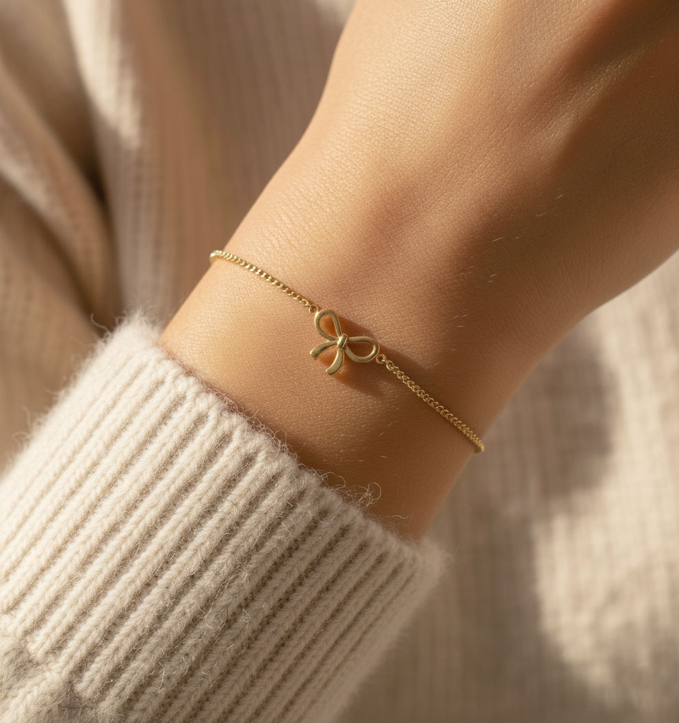 Dainty Bow Bracelet
