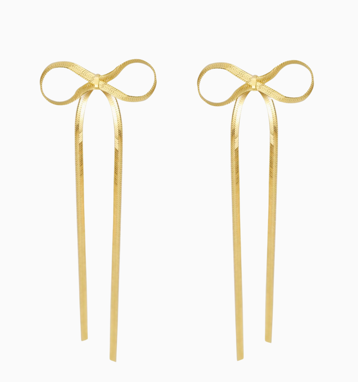 Long Bow Earrings