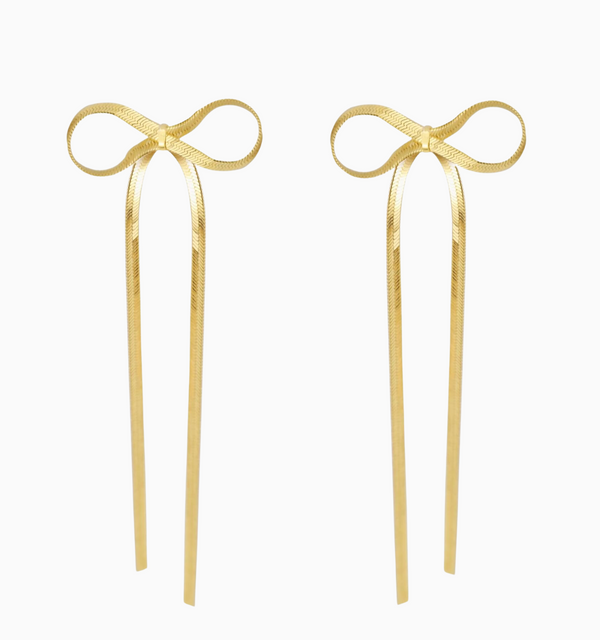 Long Bow Earrings