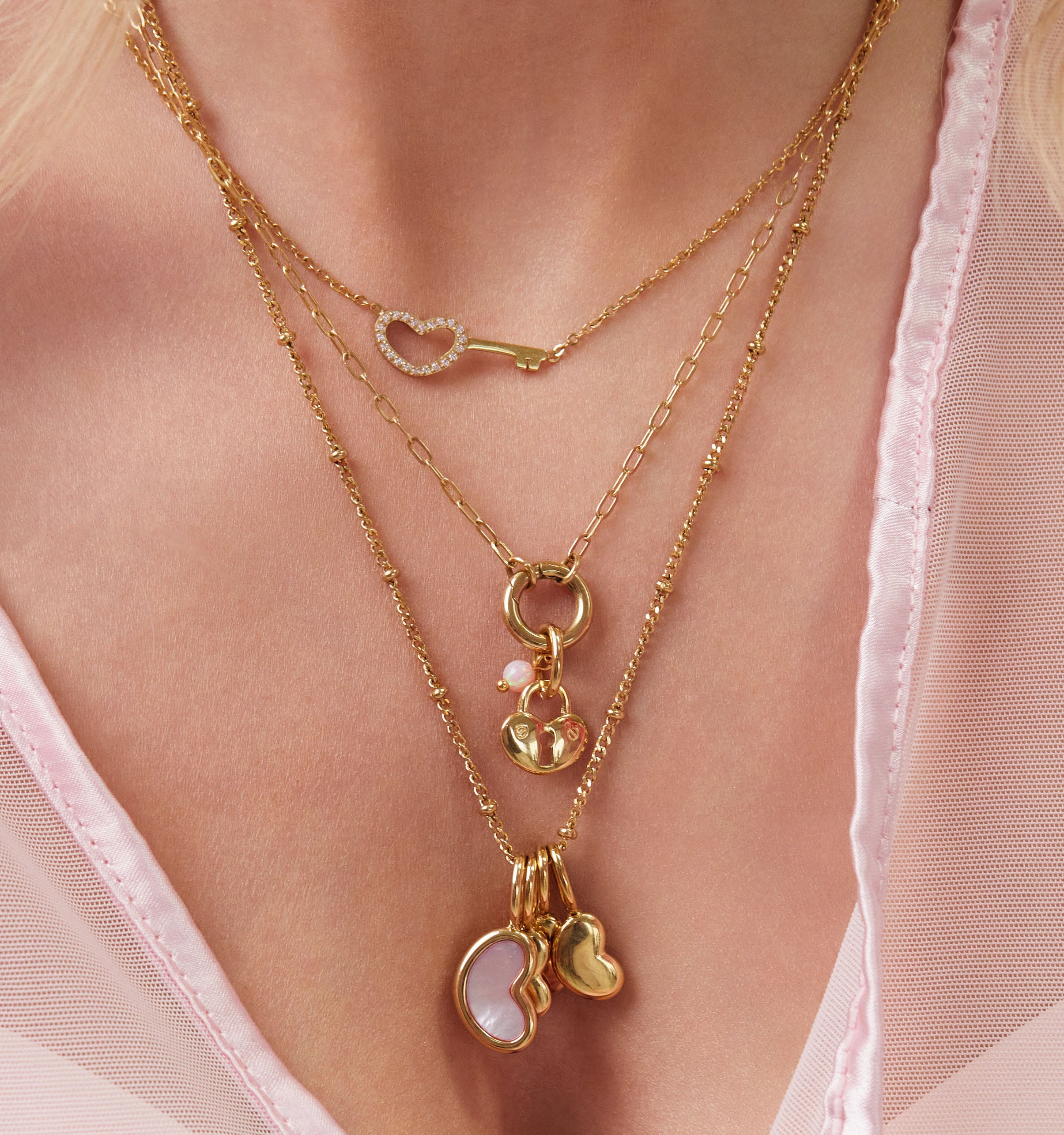 Kay's Bean Necklace With Bean Charm