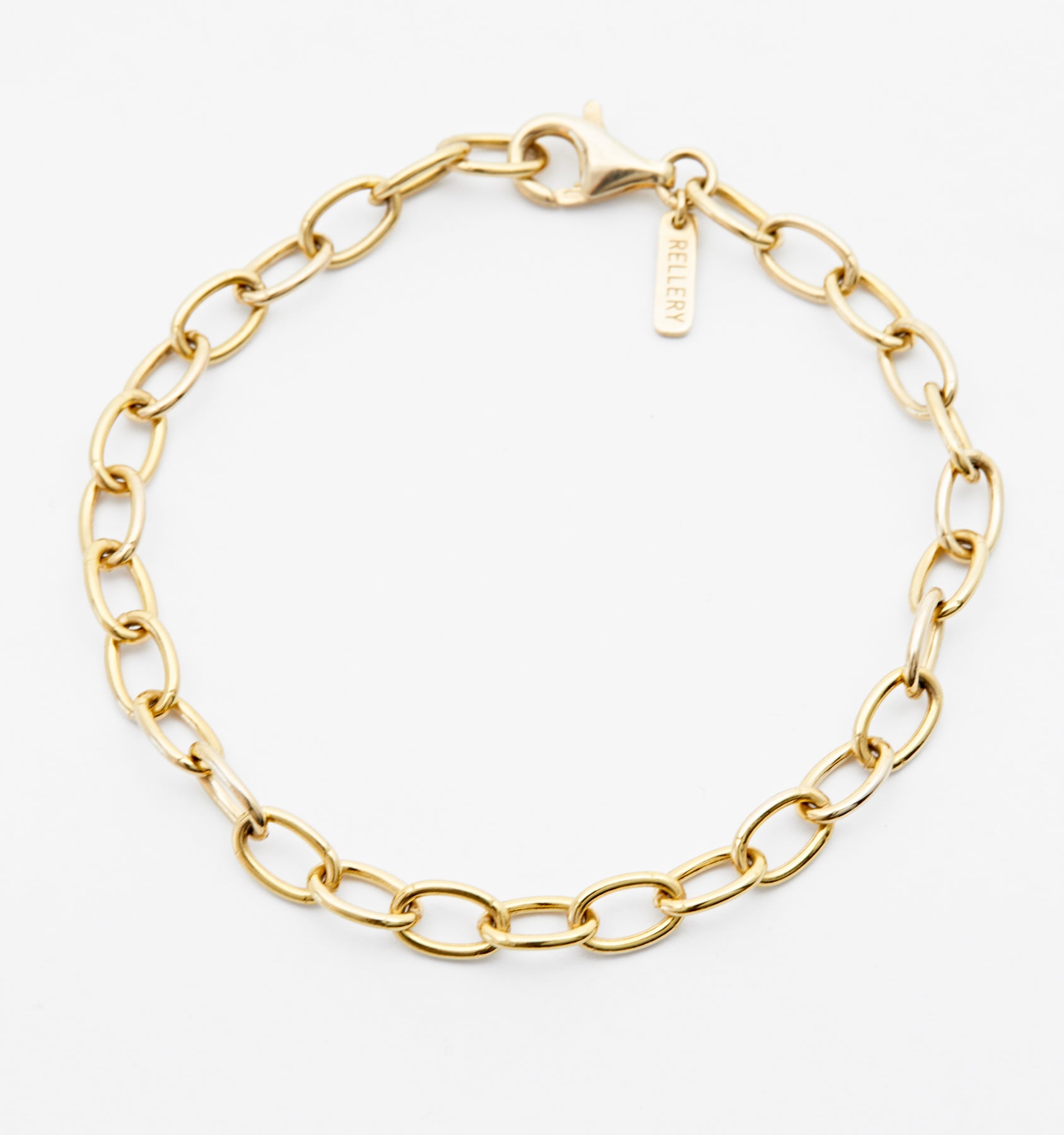 Herringbone Chain Necklace. 5mm in - Fine Jewelry by Rellery