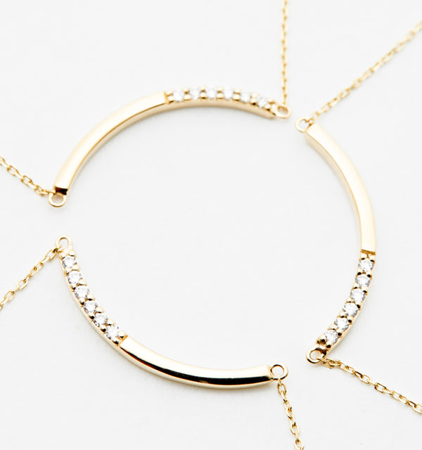 Friendship Necklaces: Set of 3 Bar Necklaces