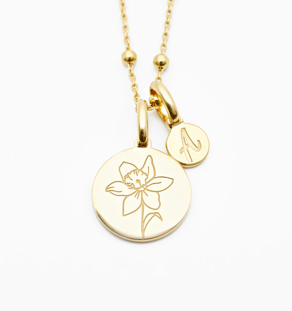 Dainty Narcissus Necklace - December Flower