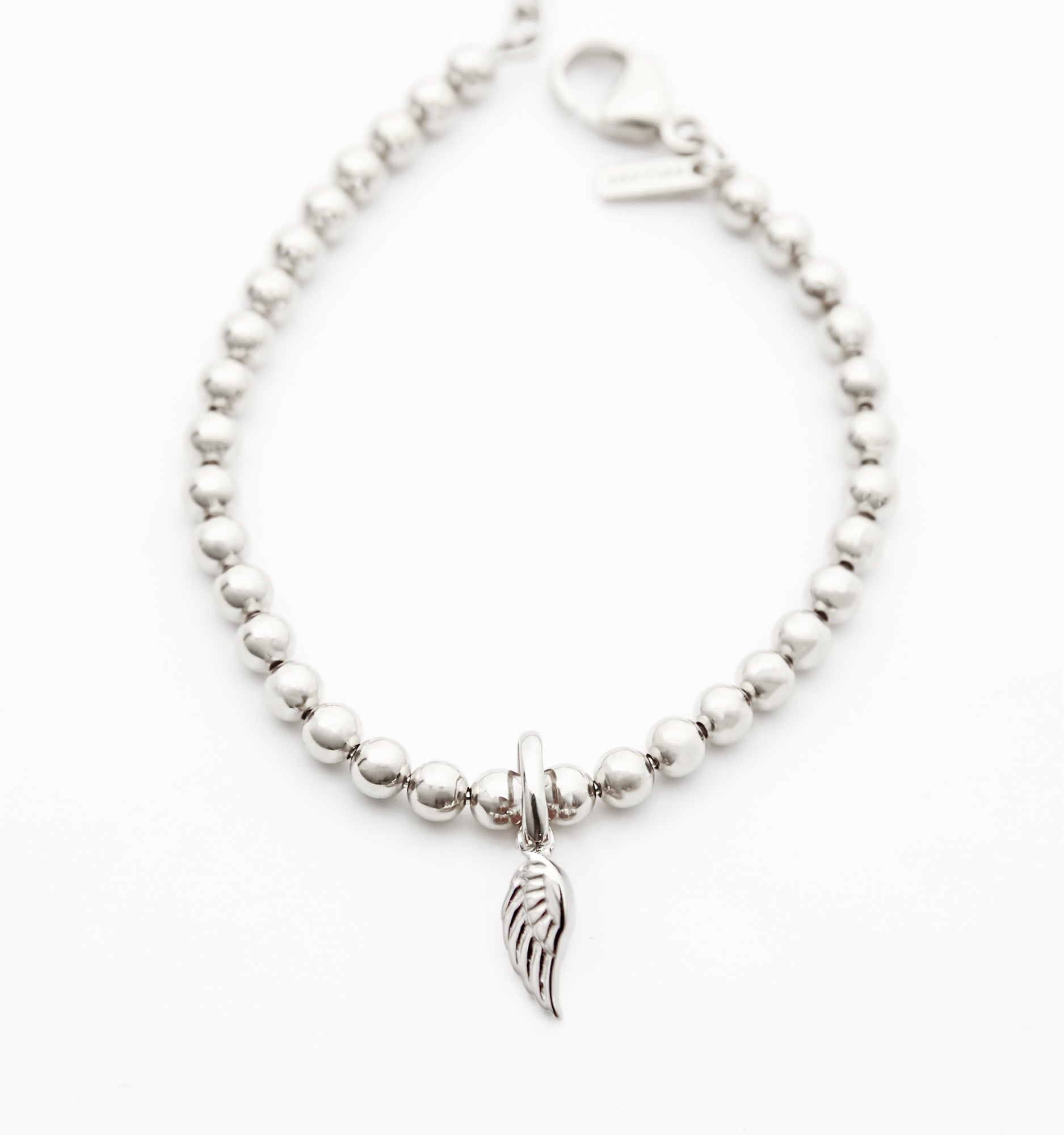 Angel Heart Wing - Cuff Bracelet - Double Wing - Rainbow Stone - AW01